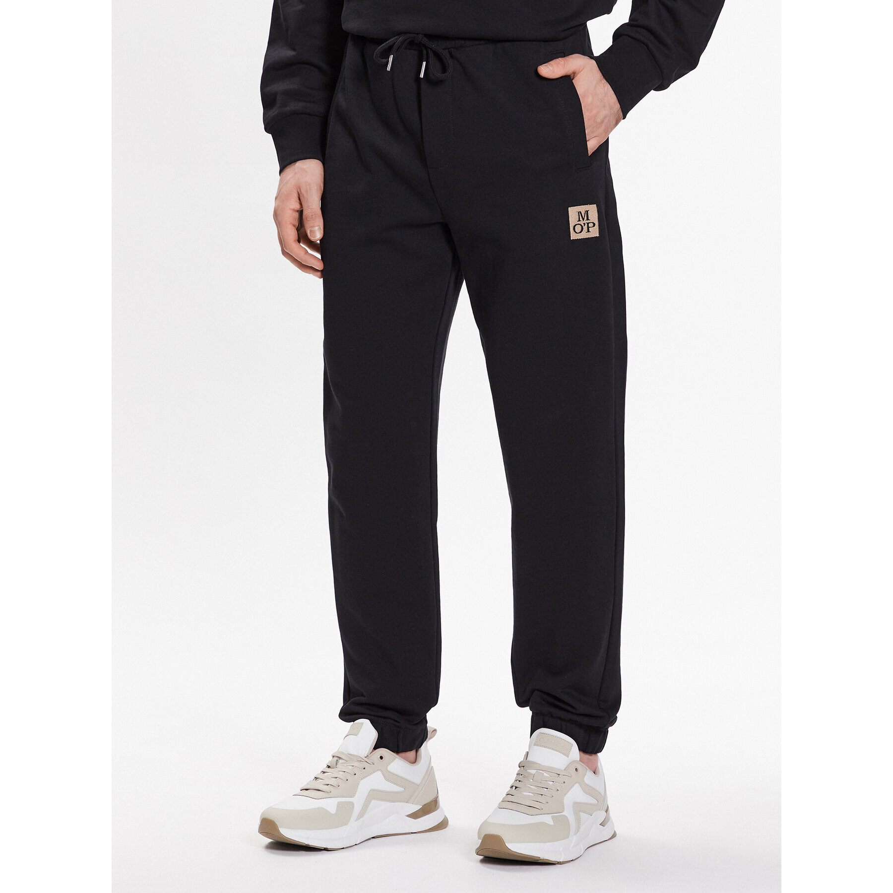 Marc O'Polo Долнище анцуг 321408819002 Черен Regular Fit - Pepit.bg