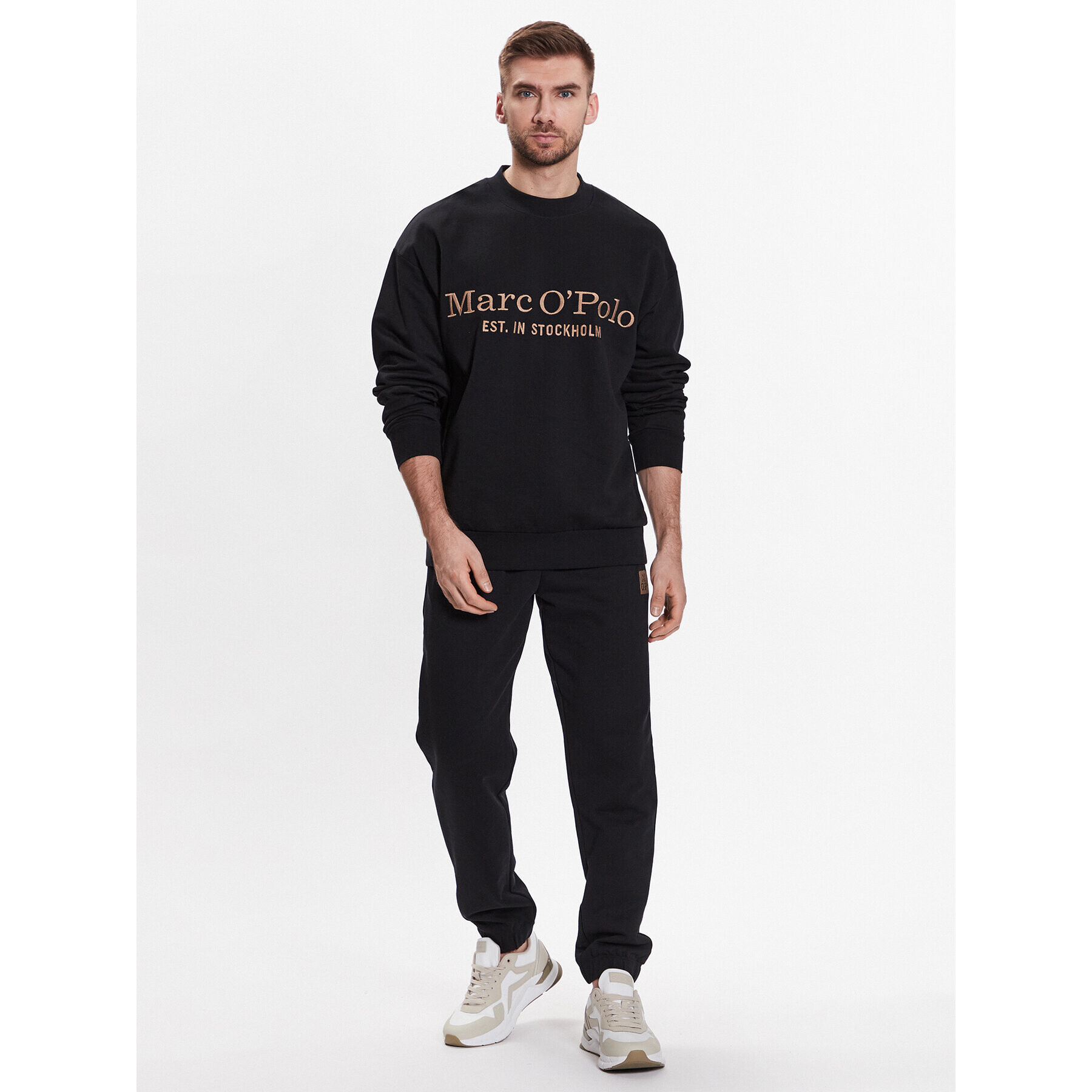 Marc O'Polo Долнище анцуг 321408819002 Черен Regular Fit - Pepit.bg
