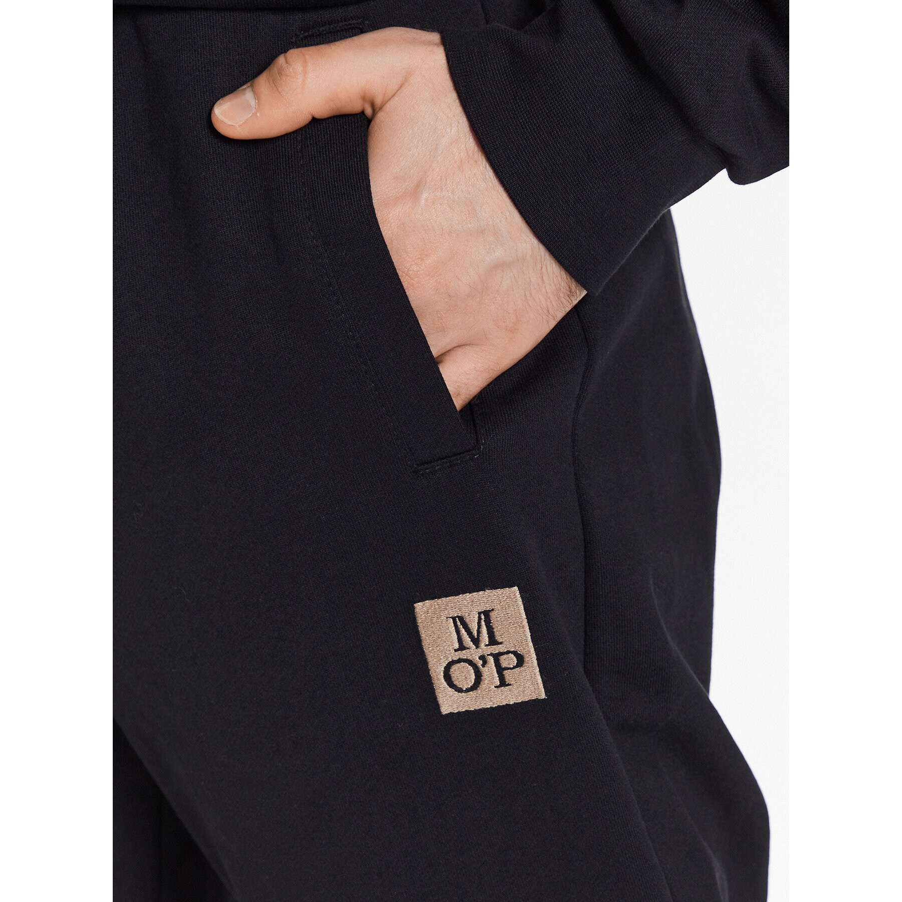 Marc O'Polo Долнище анцуг 321408819002 Черен Regular Fit - Pepit.bg