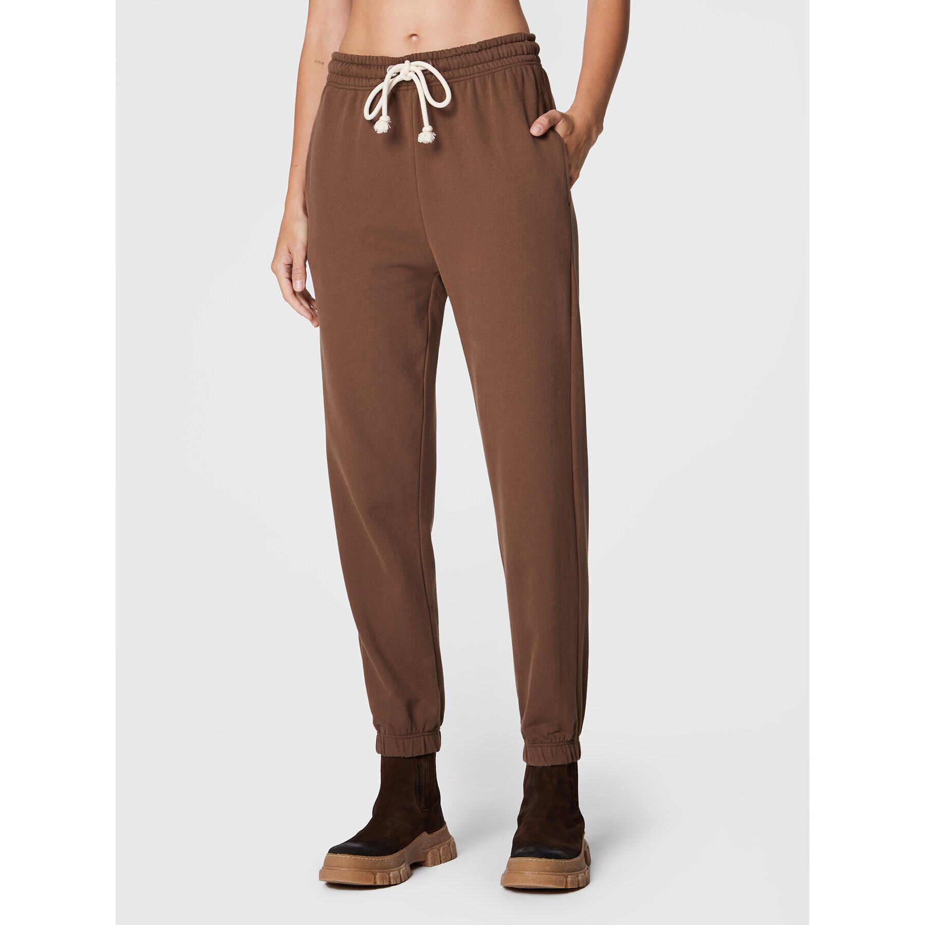 Marc O'Polo Долнище анцуг M08 4061 19173 Кафяв Regular Fit - Pepit.bg