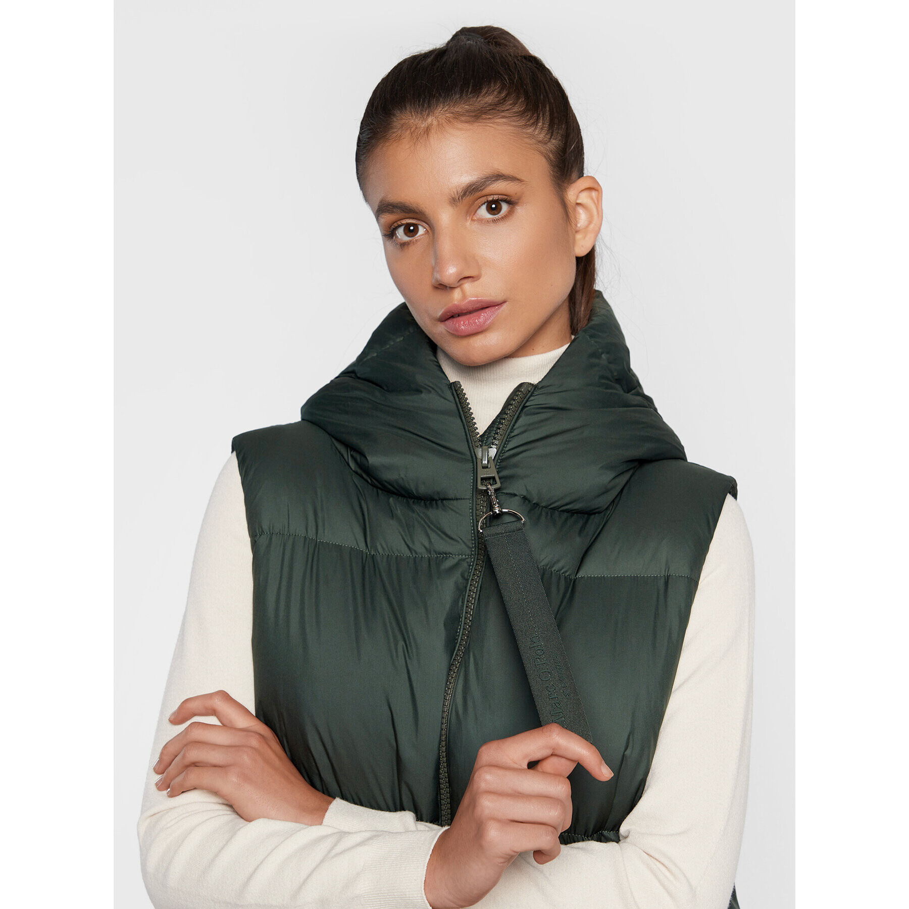 Marc O'Polo Елек 209 0874 72067 Зелен Regular Fit - Pepit.bg