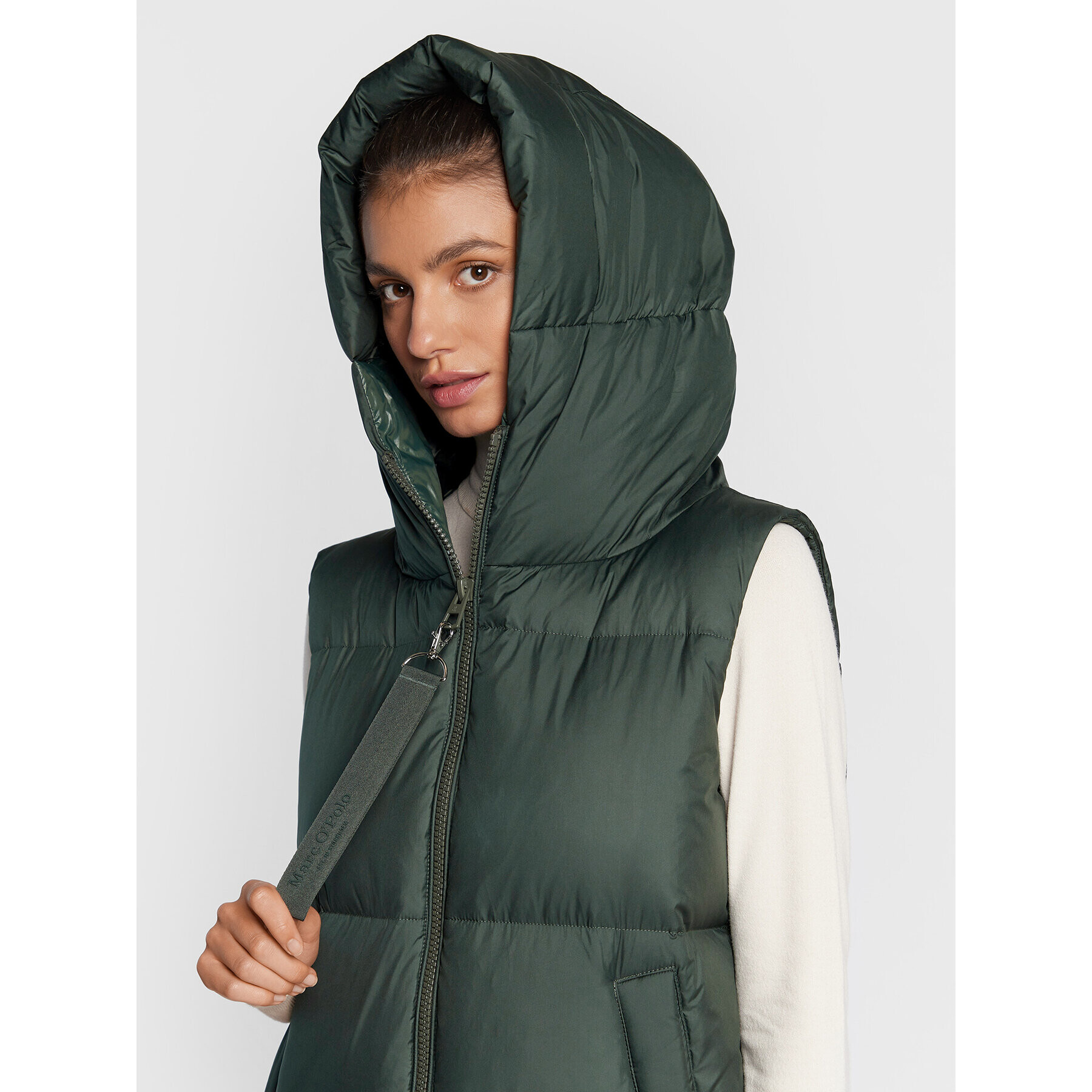Marc O'Polo Елек 209 0874 72067 Зелен Regular Fit - Pepit.bg