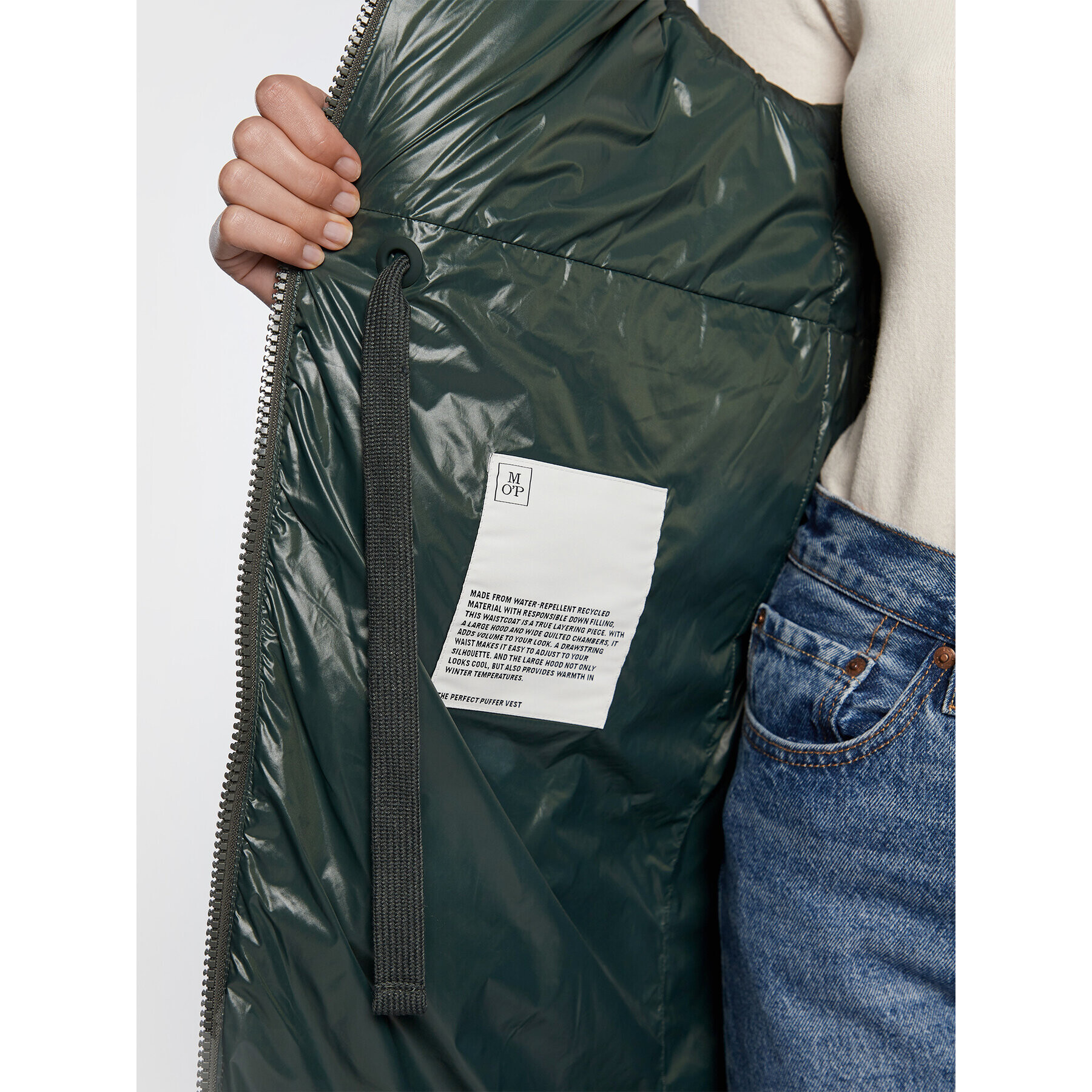 Marc O'Polo Елек 209 0874 72067 Зелен Regular Fit - Pepit.bg