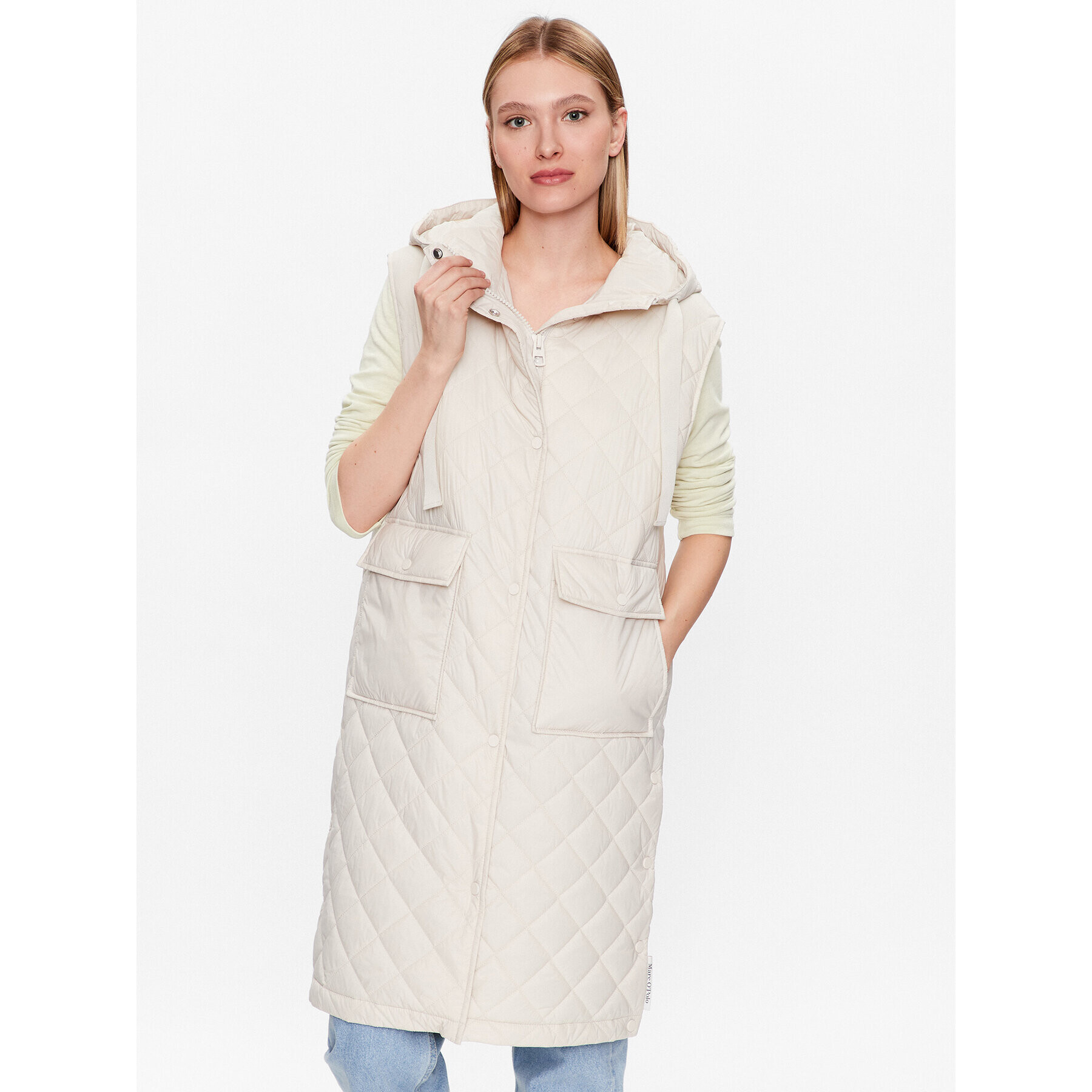 Marc O'Polo Елек 301082472101 Бежов Regular Fit - Pepit.bg