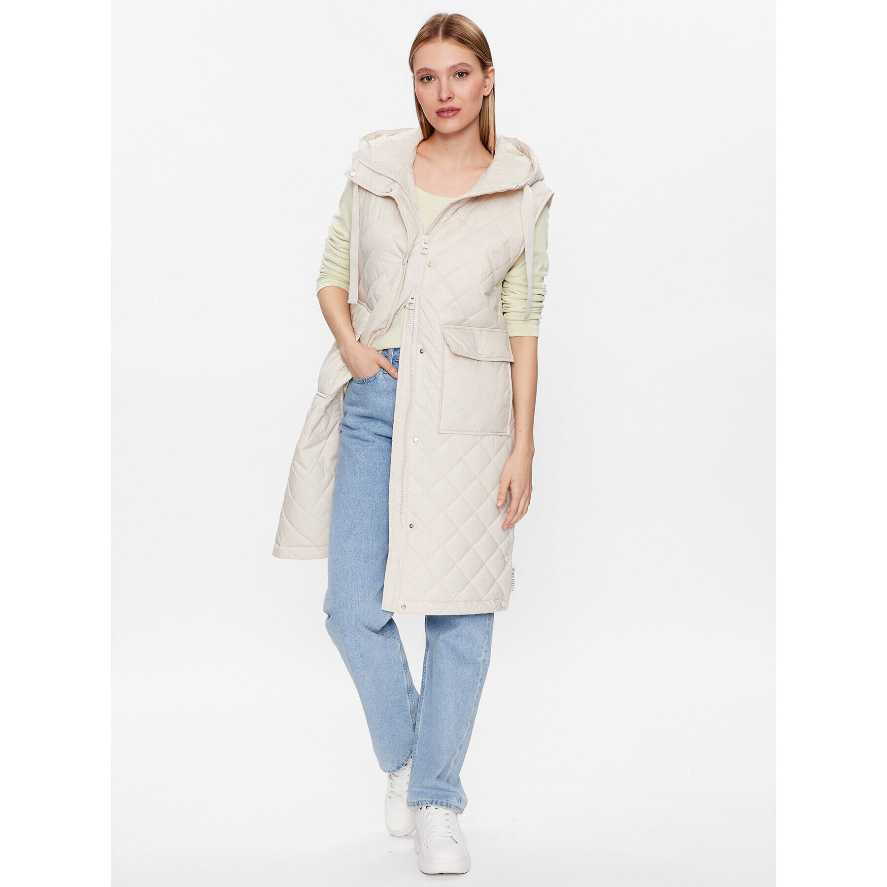 Marc O'Polo Елек 301082472101 Бежов Regular Fit - Pepit.bg