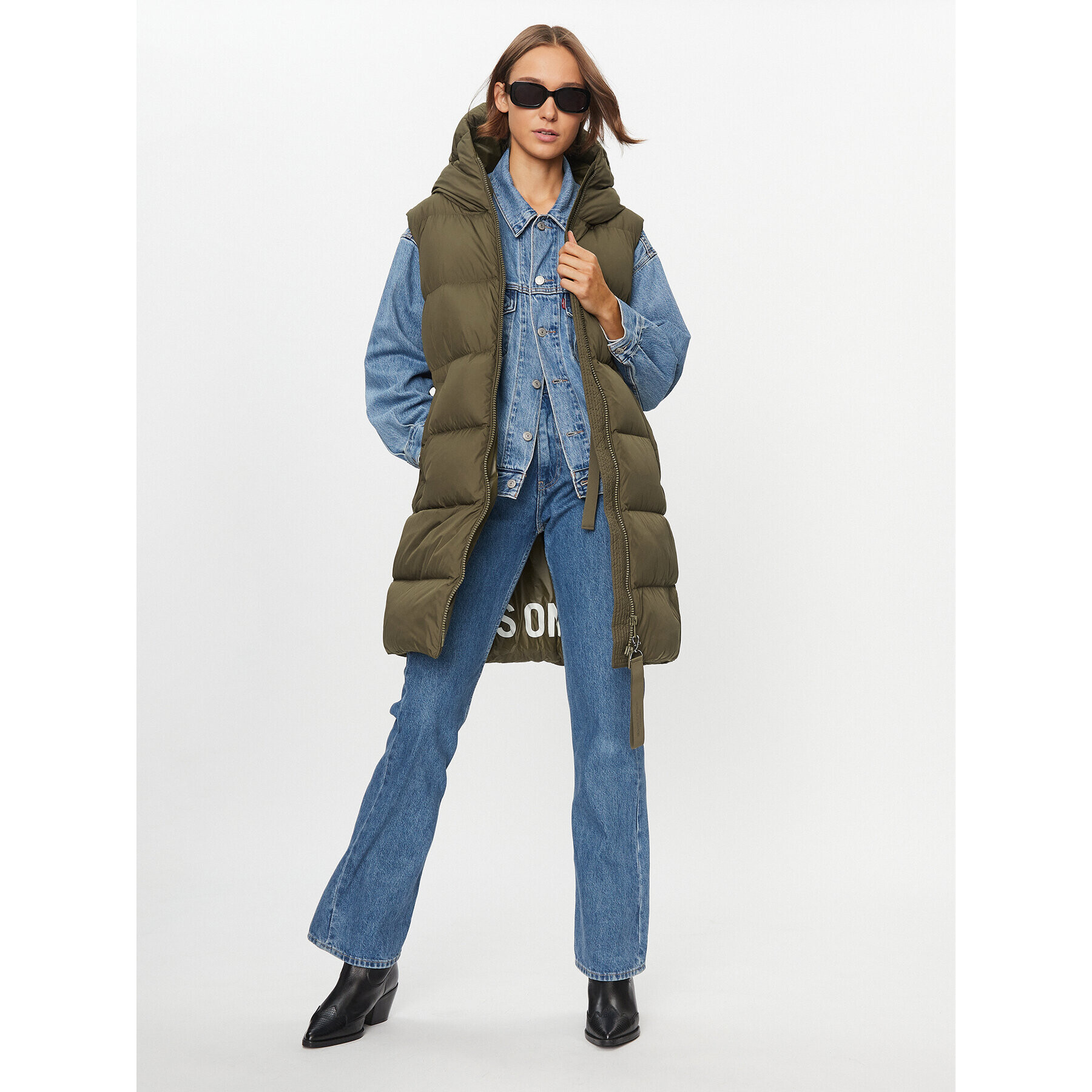 Marc O'Polo Елек 309 0874 72025 Зелен Regular Fit - Pepit.bg