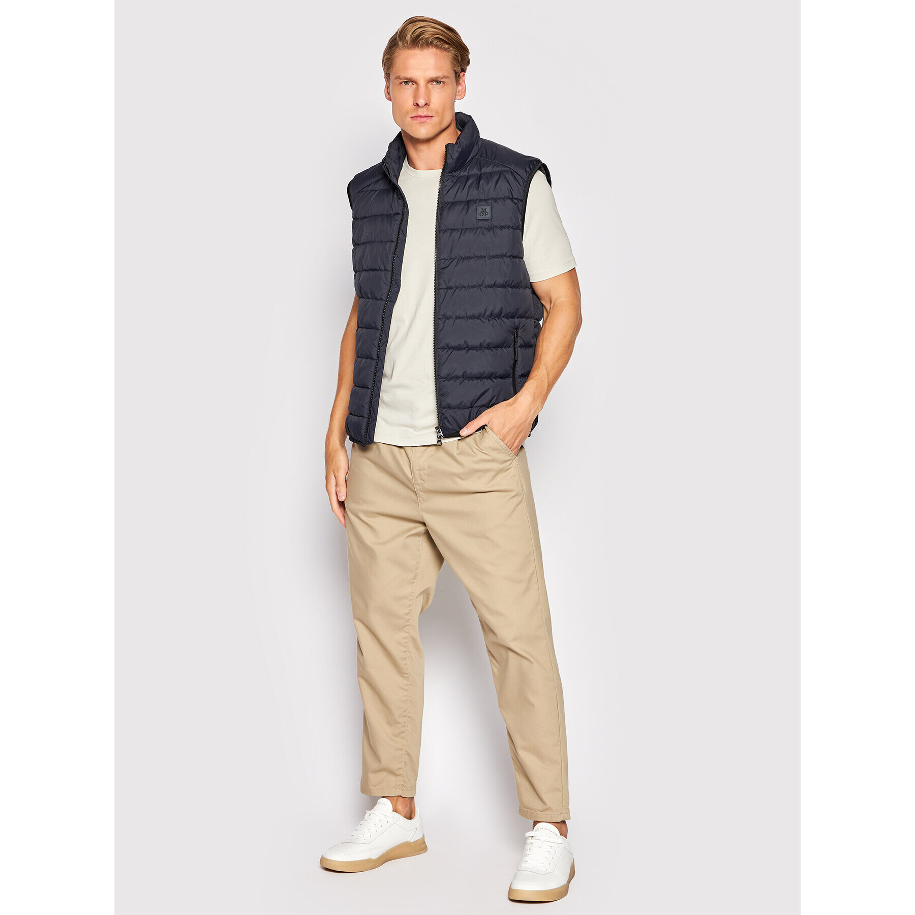 Marc O'Polo Елек B21 0960 72022 Тъмносин Regular Fit - Pepit.bg