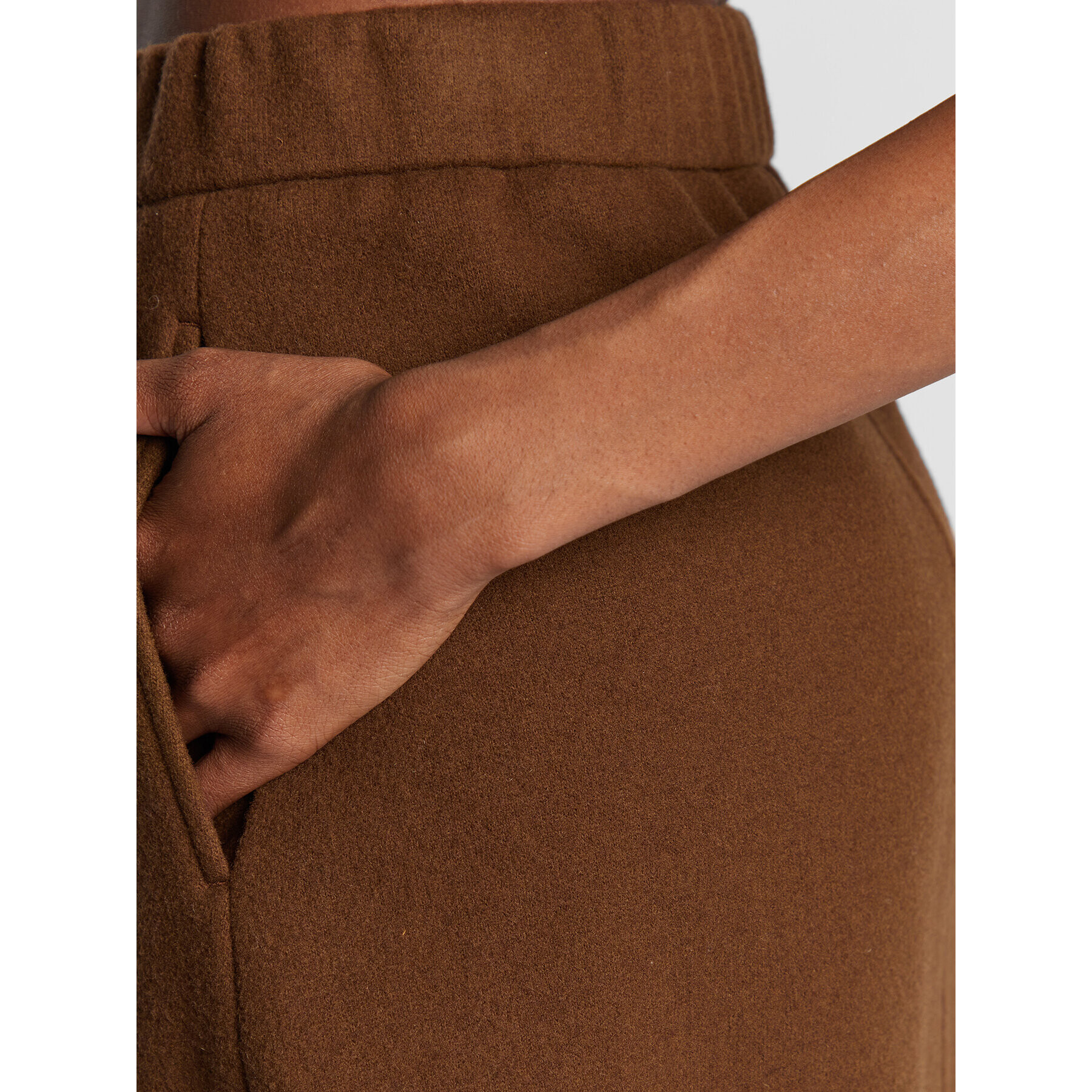 Marc O'Polo Пола тип трапец 209 6085 20239 Кафяв Regular Fit - Pepit.bg
