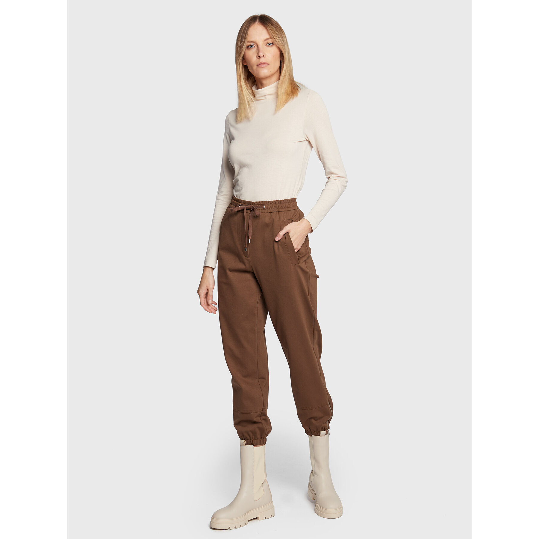 Marc O'Polo Поло M09 2038 52481 Бежов Regular Fit - Pepit.bg
