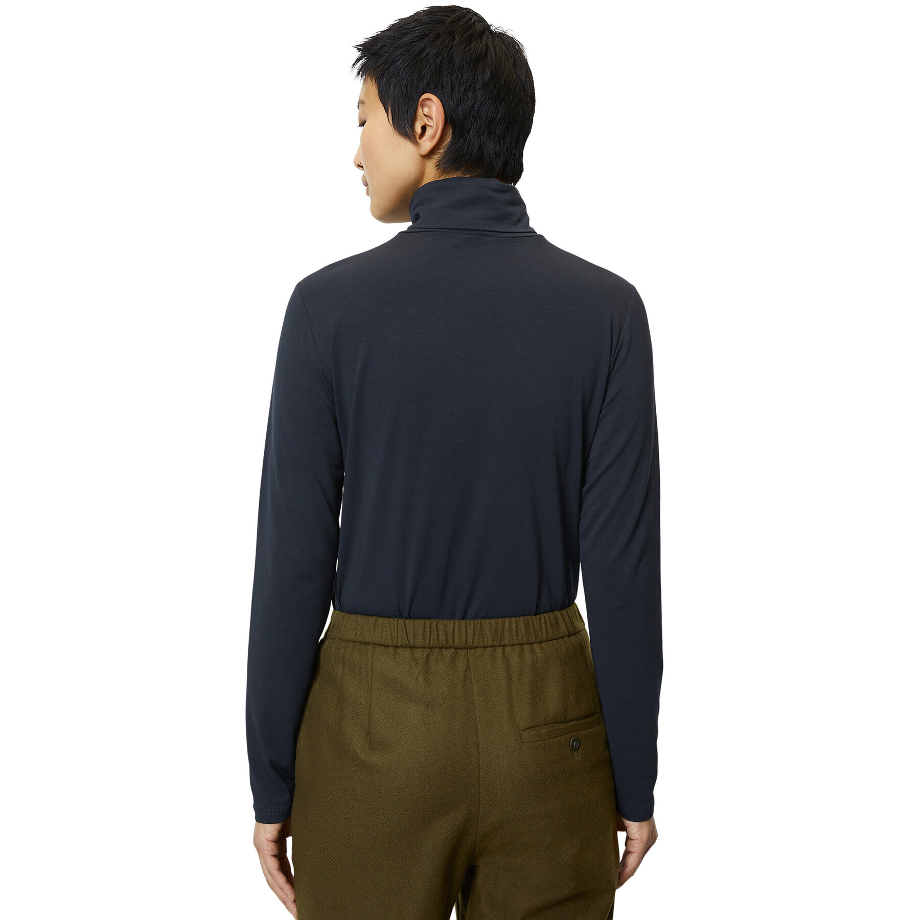 Marc O'Polo Поло M09 3087 52241 Тъмносин Regular Fit - Pepit.bg