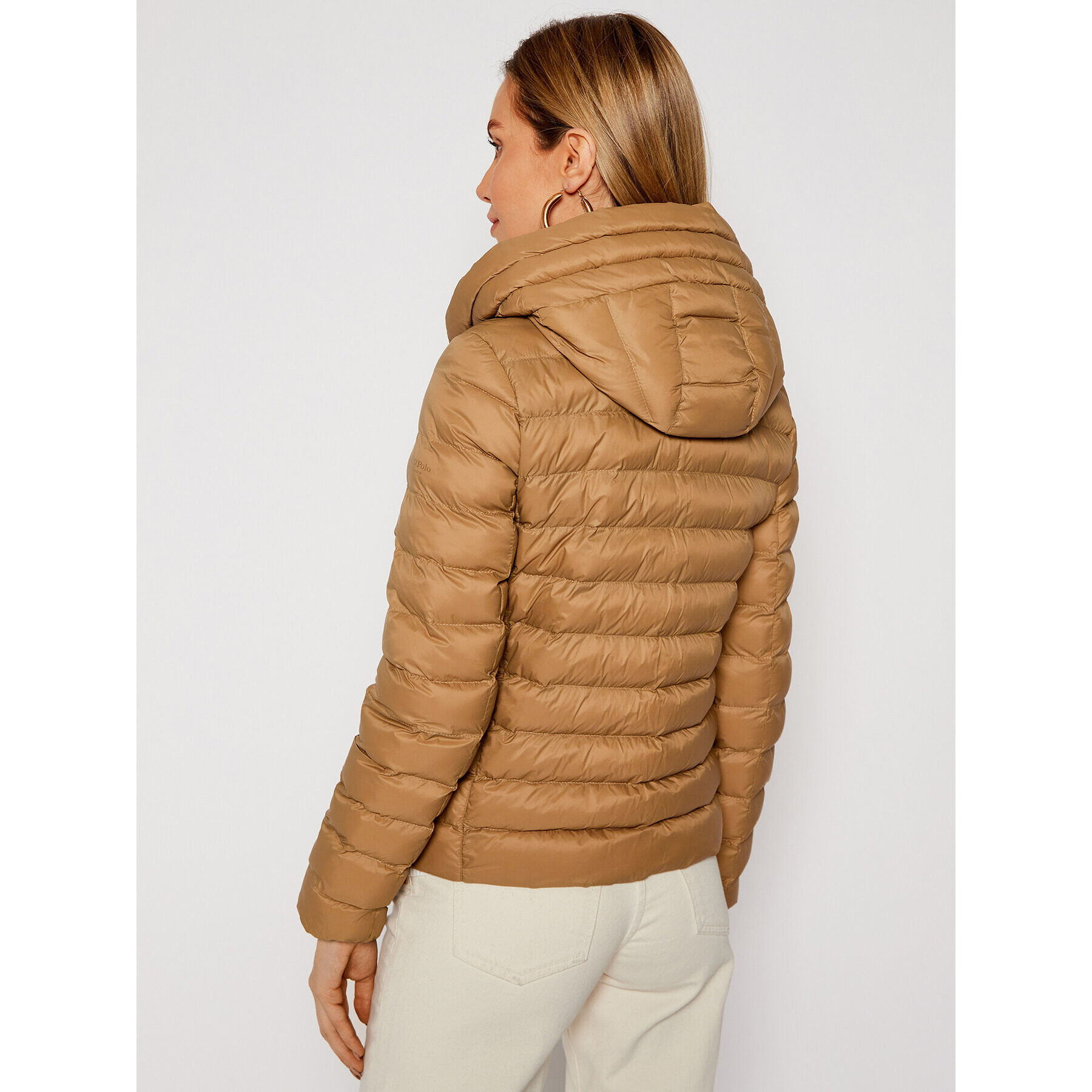 Marc O'Polo Пухено яке 101 0851 70011 Кафяв Regular Fit - Pepit.bg
