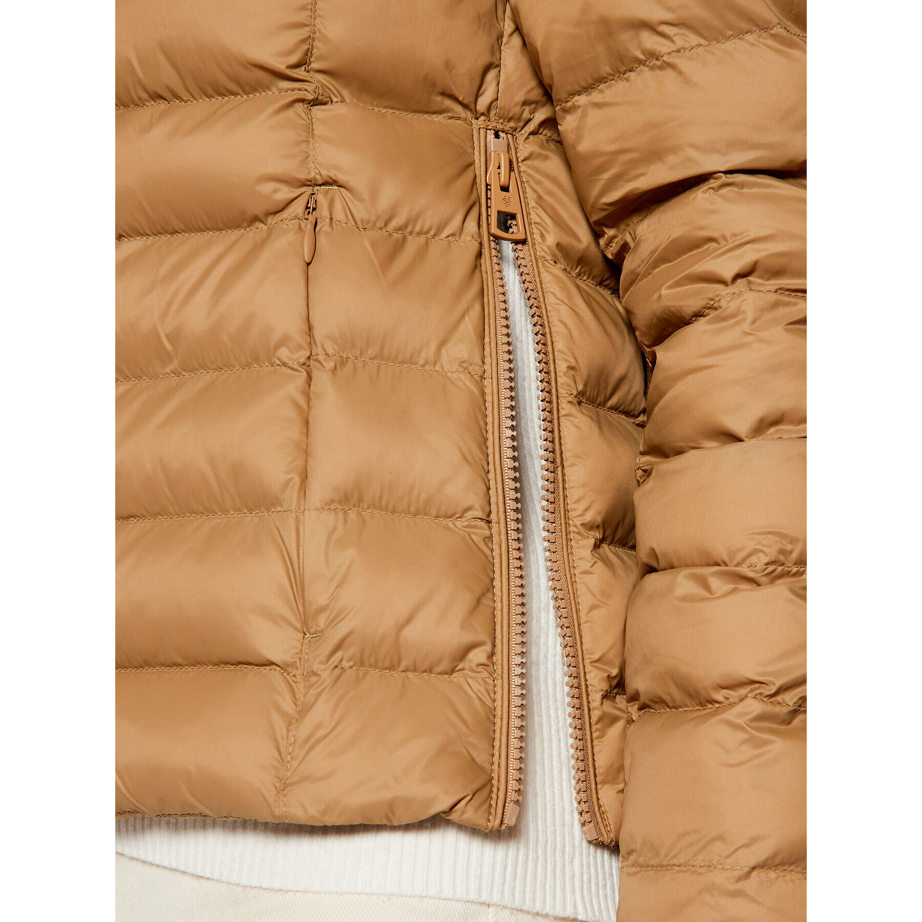 Marc O'Polo Пухено яке 101 0851 70011 Кафяв Regular Fit - Pepit.bg