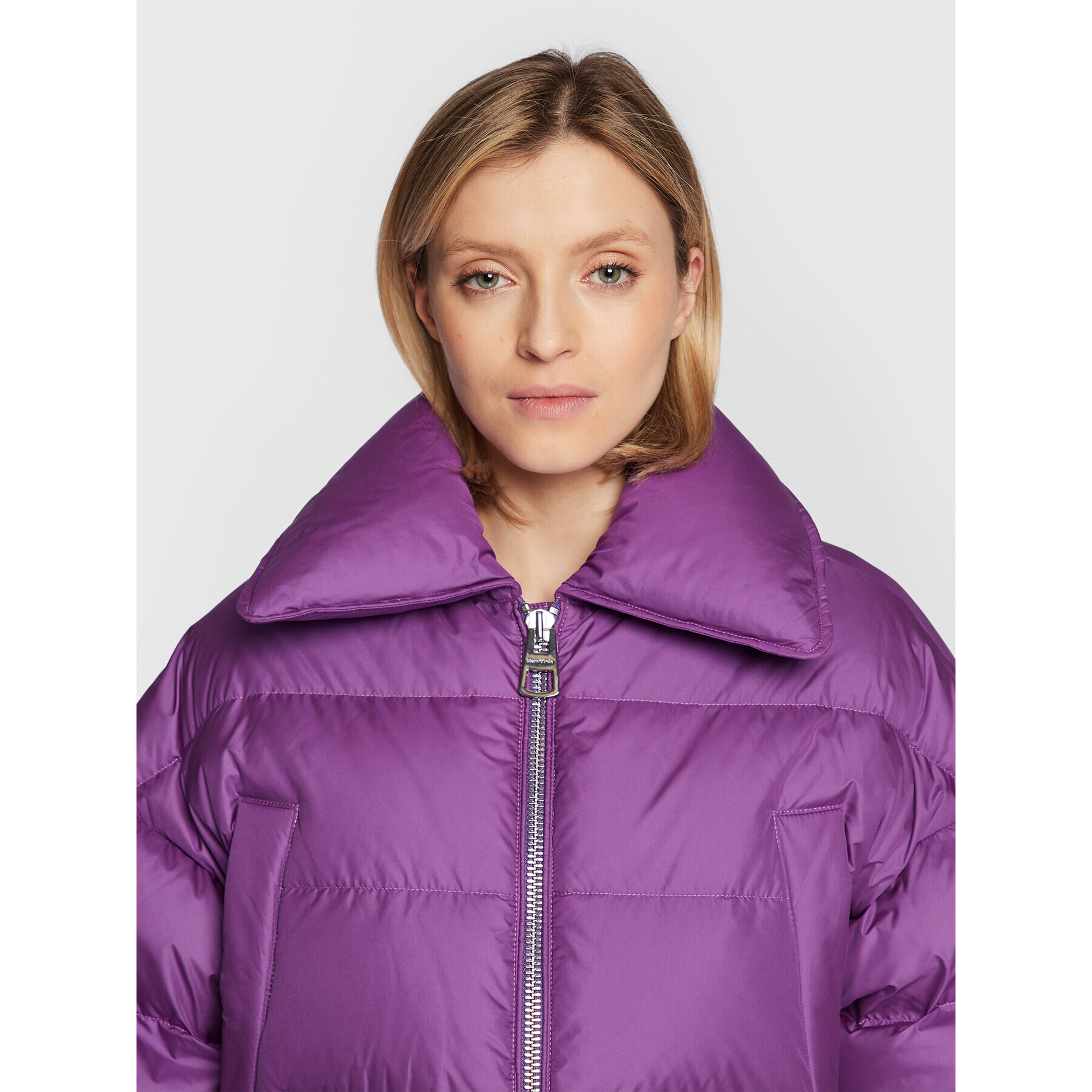 Marc O'Polo Пухено яке 209 0808 70007 Виолетов Oversize - Pepit.bg