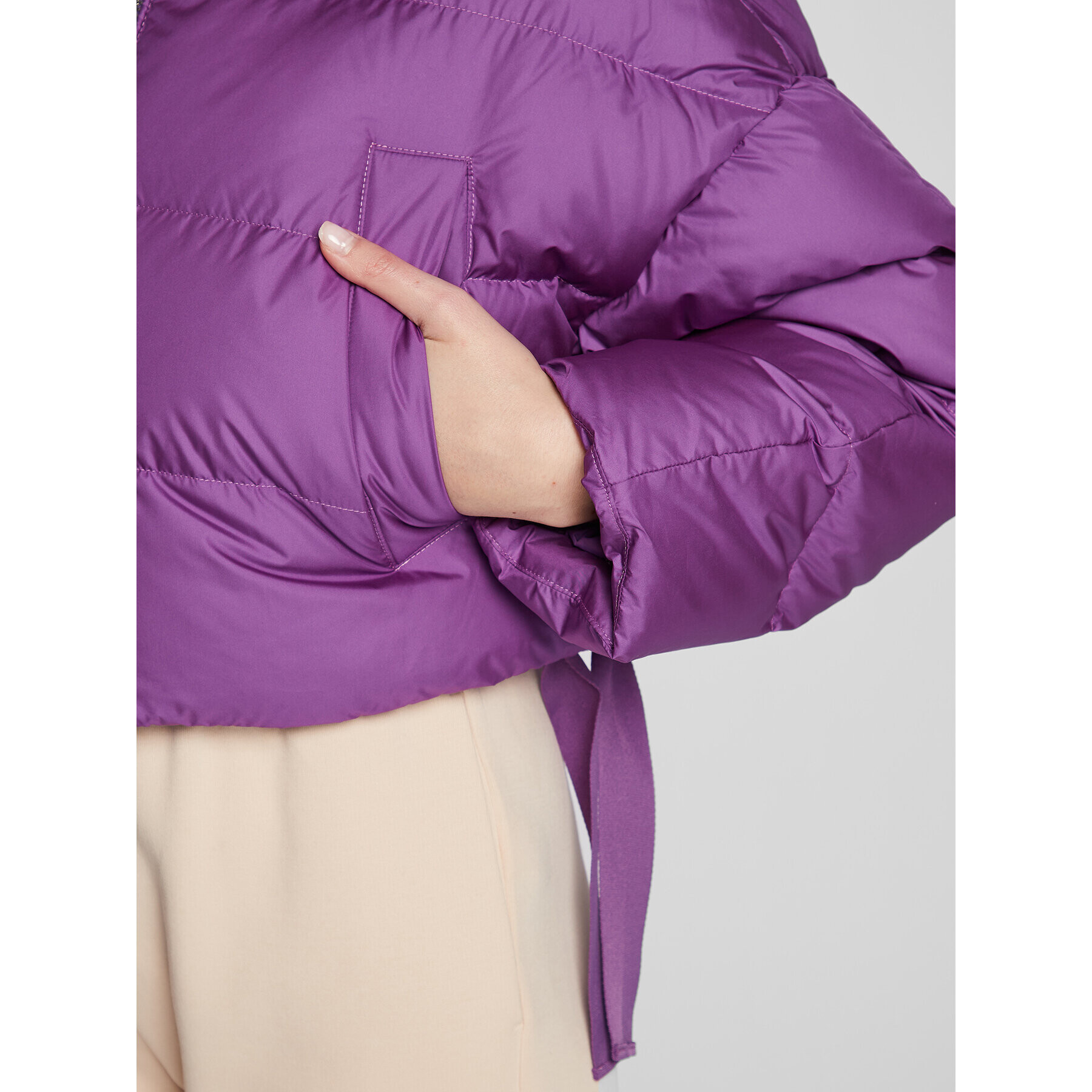 Marc O'Polo Пухено яке 209 0808 70007 Виолетов Oversize - Pepit.bg