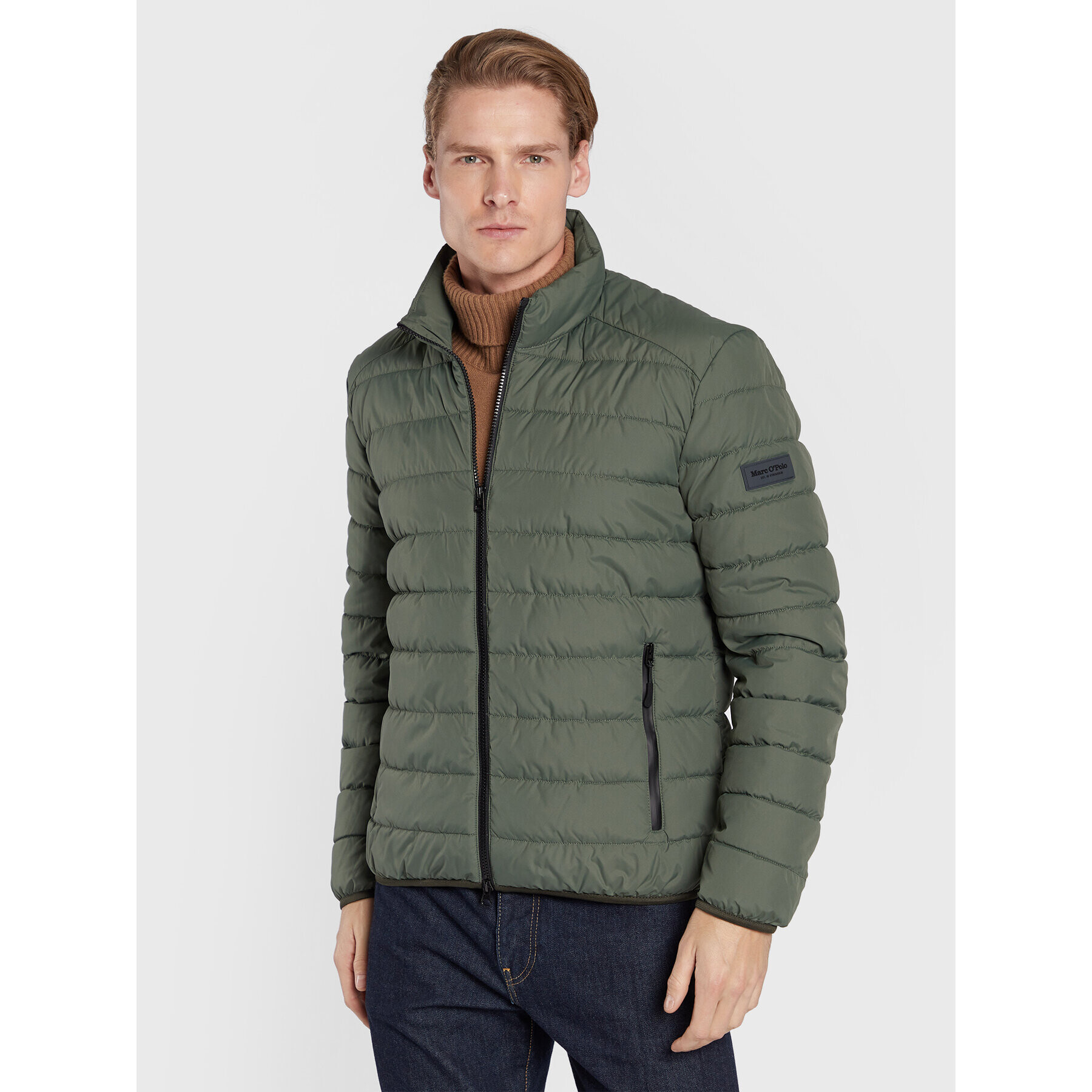 Marc O'Polo Пухено яке 228 0960 70188 Зелен Regular Fit - Pepit.bg