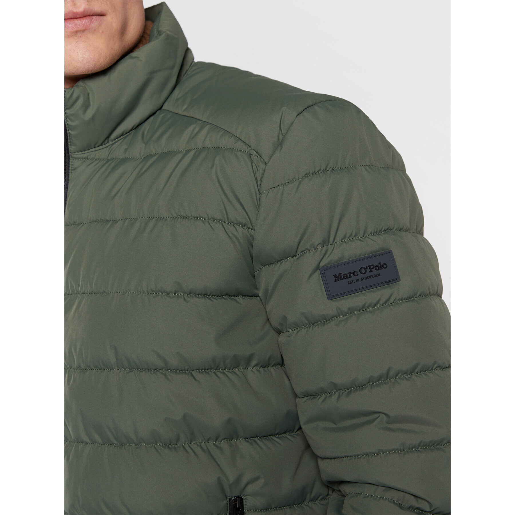 Marc O'Polo Пухено яке 228 0960 70188 Зелен Regular Fit - Pepit.bg