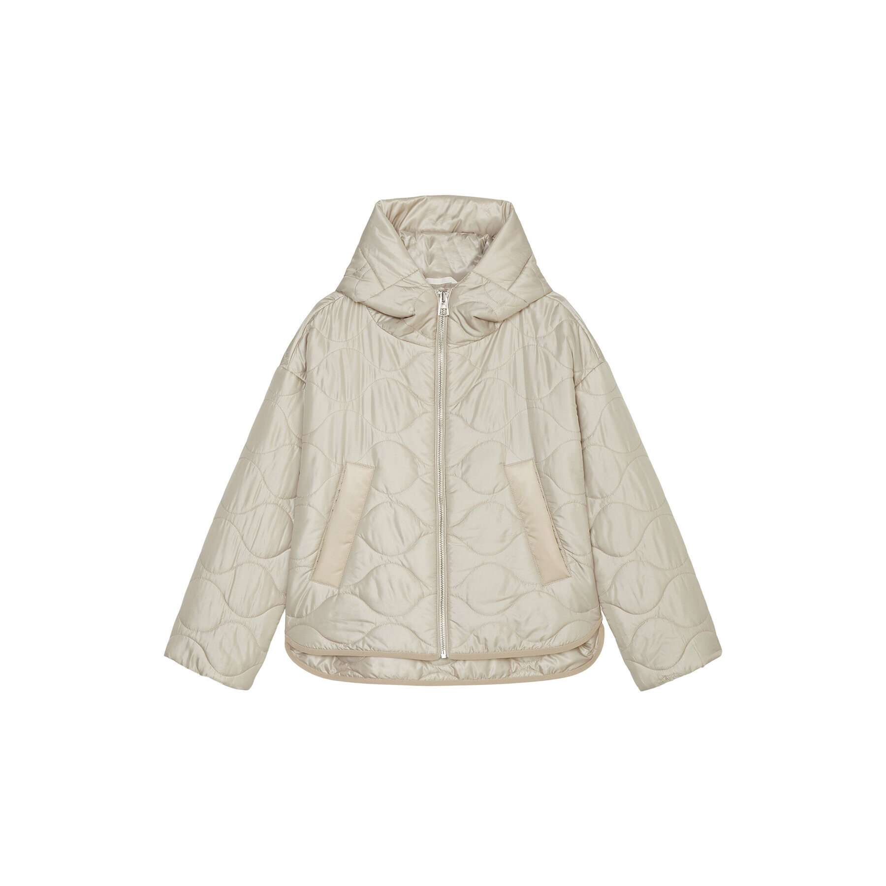 Marc O'Polo Пухено яке 308 1045 70101 Бежов Regular Fit - Pepit.bg
