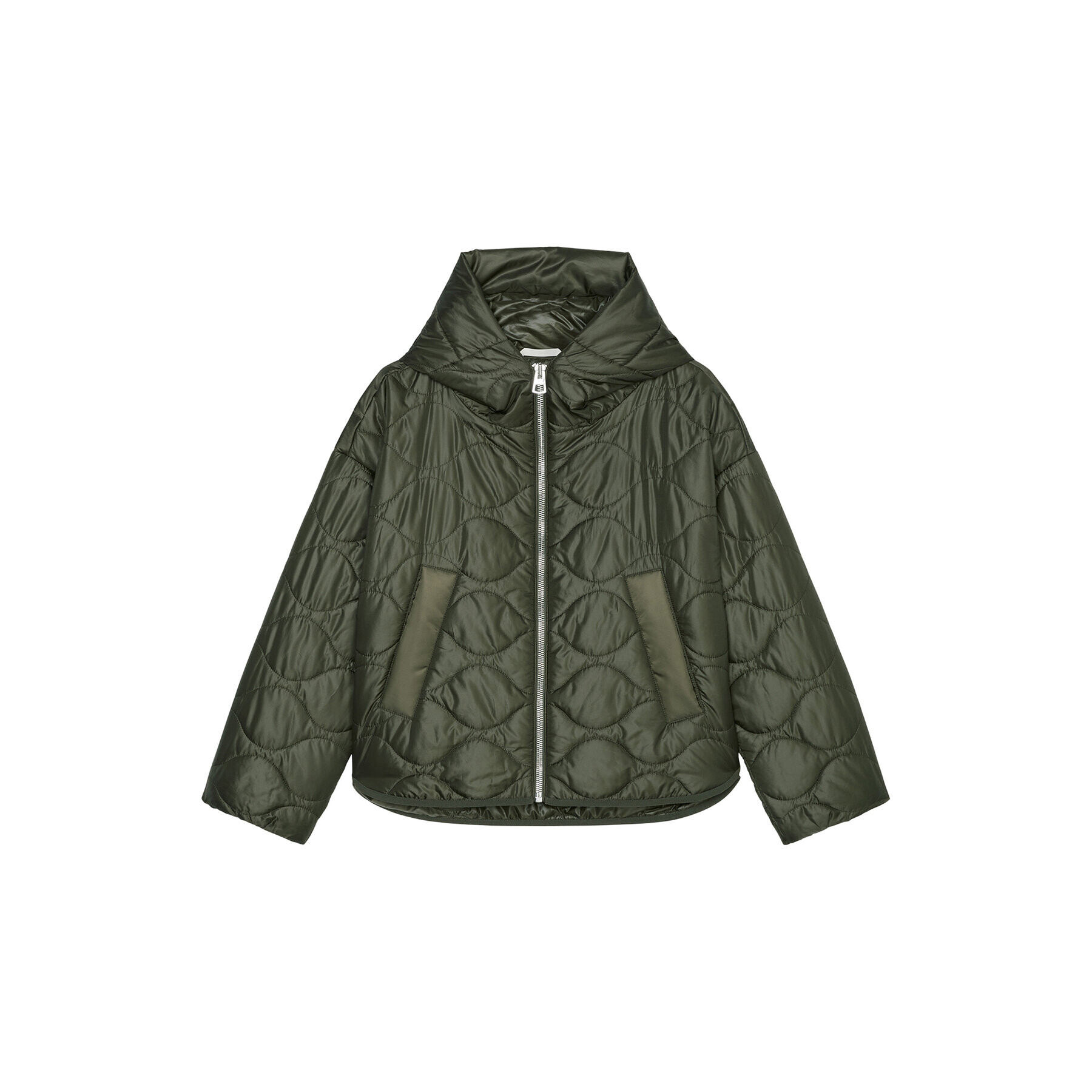 Marc O'Polo Пухено яке 308 1045 70101 Зелен Regular Fit - Pepit.bg