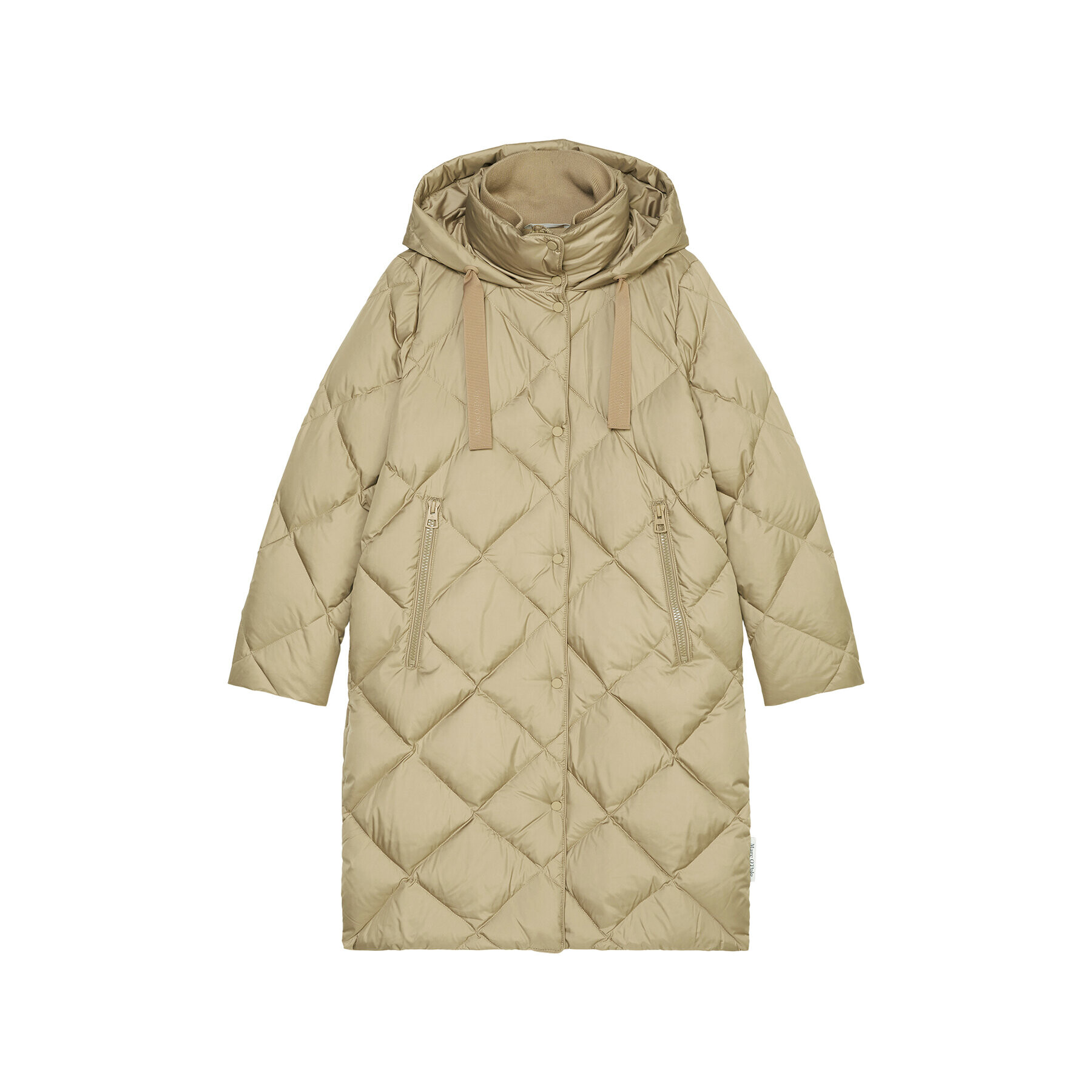 Marc O'Polo Пухено яке 309 0329 71073 Зелен Regular Fit - Pepit.bg