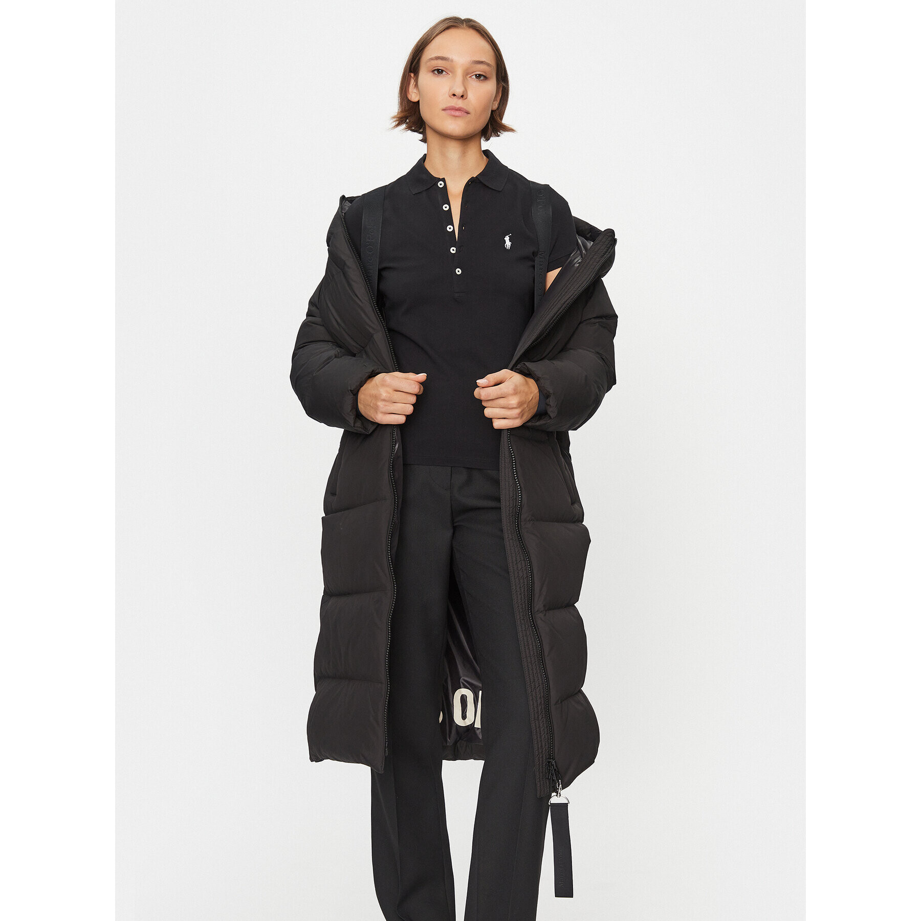 Marc O'Polo Пухено яке 309 0874 71075 Черен Regular Fit - Pepit.bg