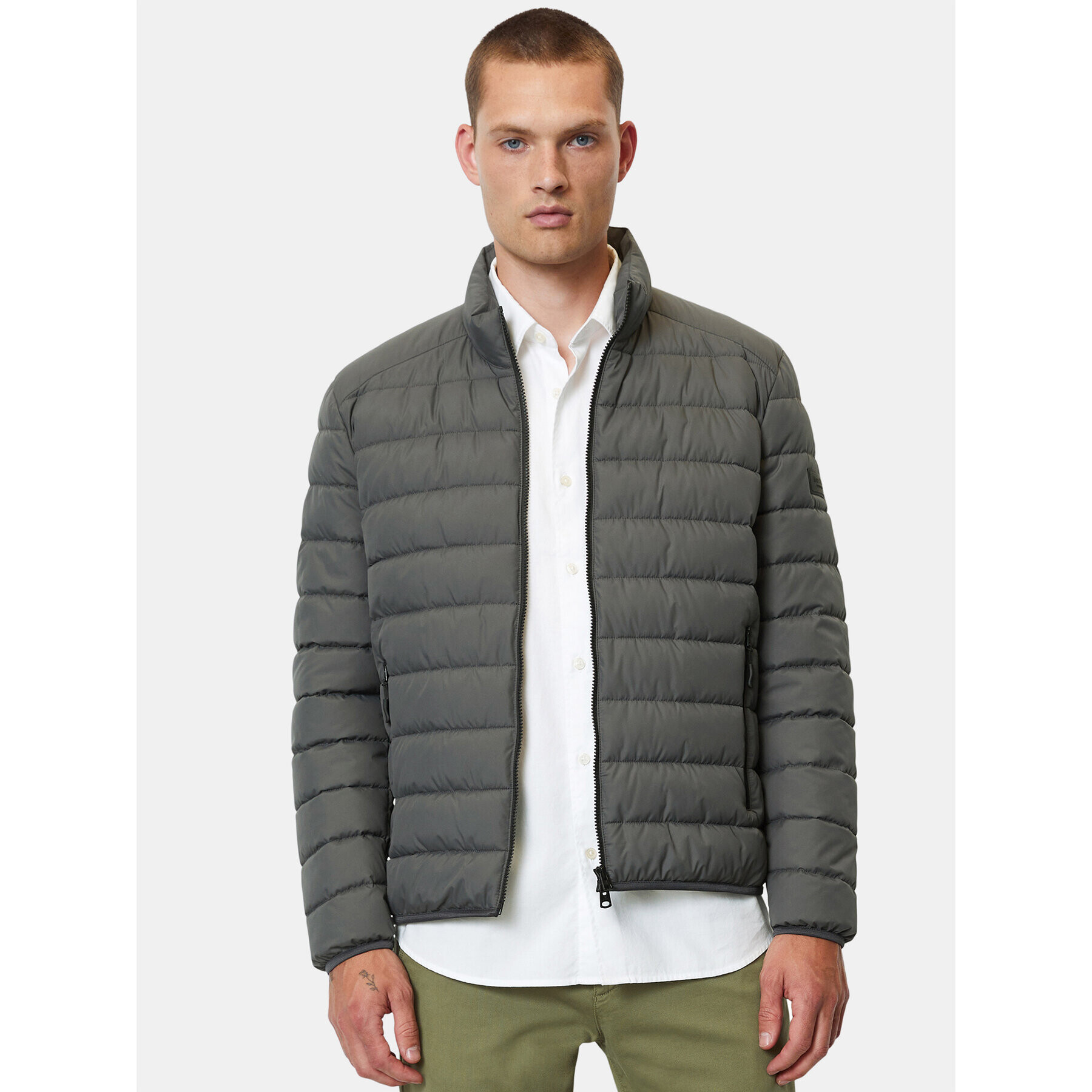 Marc O'Polo Пухено яке 328 0960 70188 Сив Regular Fit - Pepit.bg
