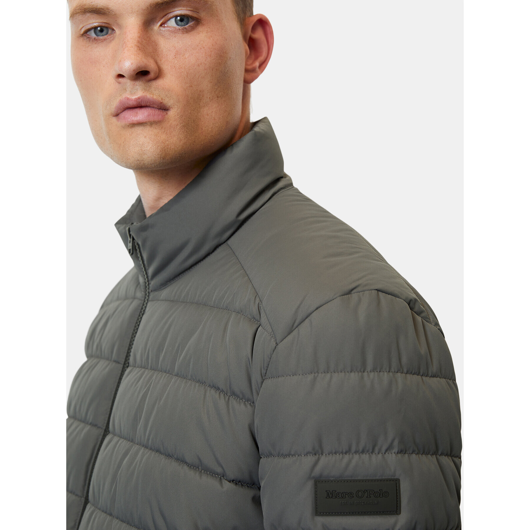 Marc O'Polo Пухено яке 328 0960 70188 Сив Regular Fit - Pepit.bg