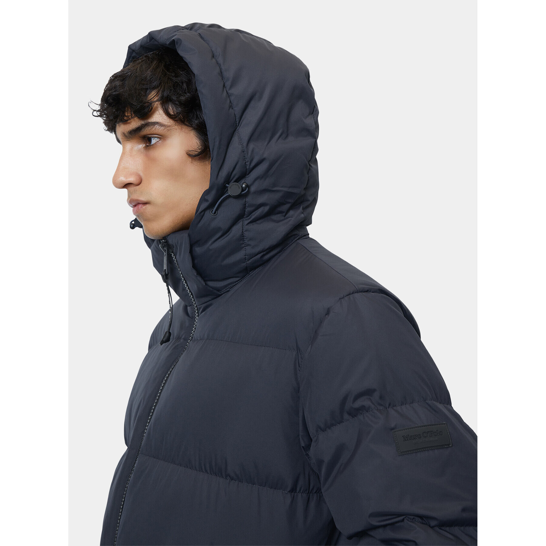 Marc O'Polo Пухено яке 329096070048 Тъмносин Regular Fit - Pepit.bg
