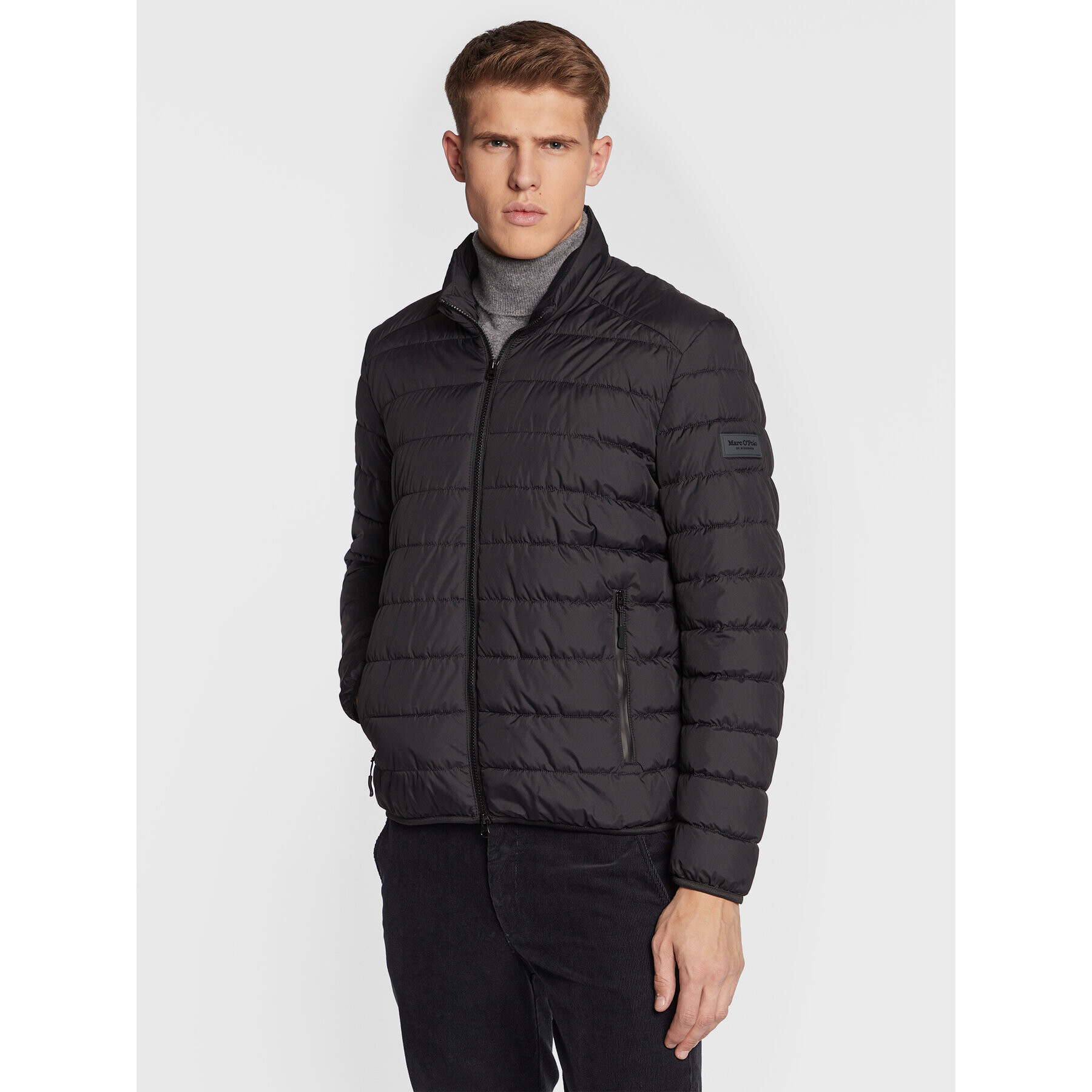 Marc O'Polo Пухено яке B21 0960 70188 Черен Regular Fit - Pepit.bg