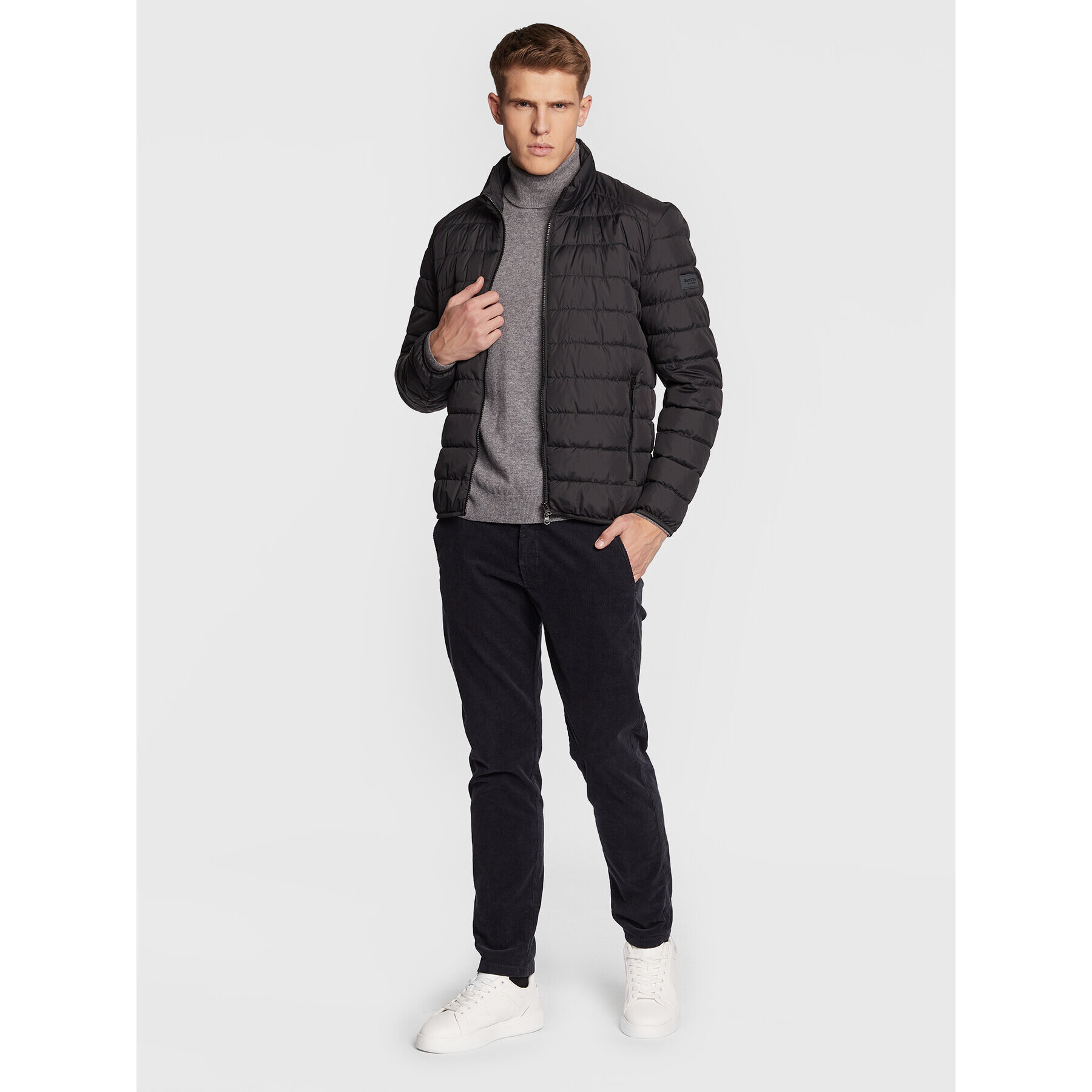Marc O'Polo Пухено яке B21 0960 70188 Черен Regular Fit - Pepit.bg