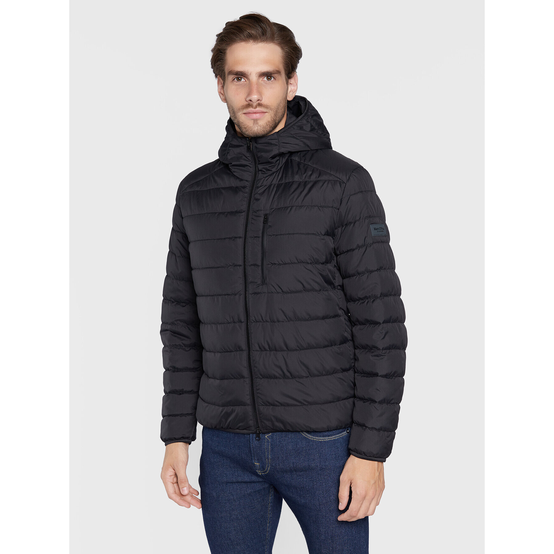 Marc O'Polo Пухено яке M28 0960 70016 Черен Regular Fit - Pepit.bg