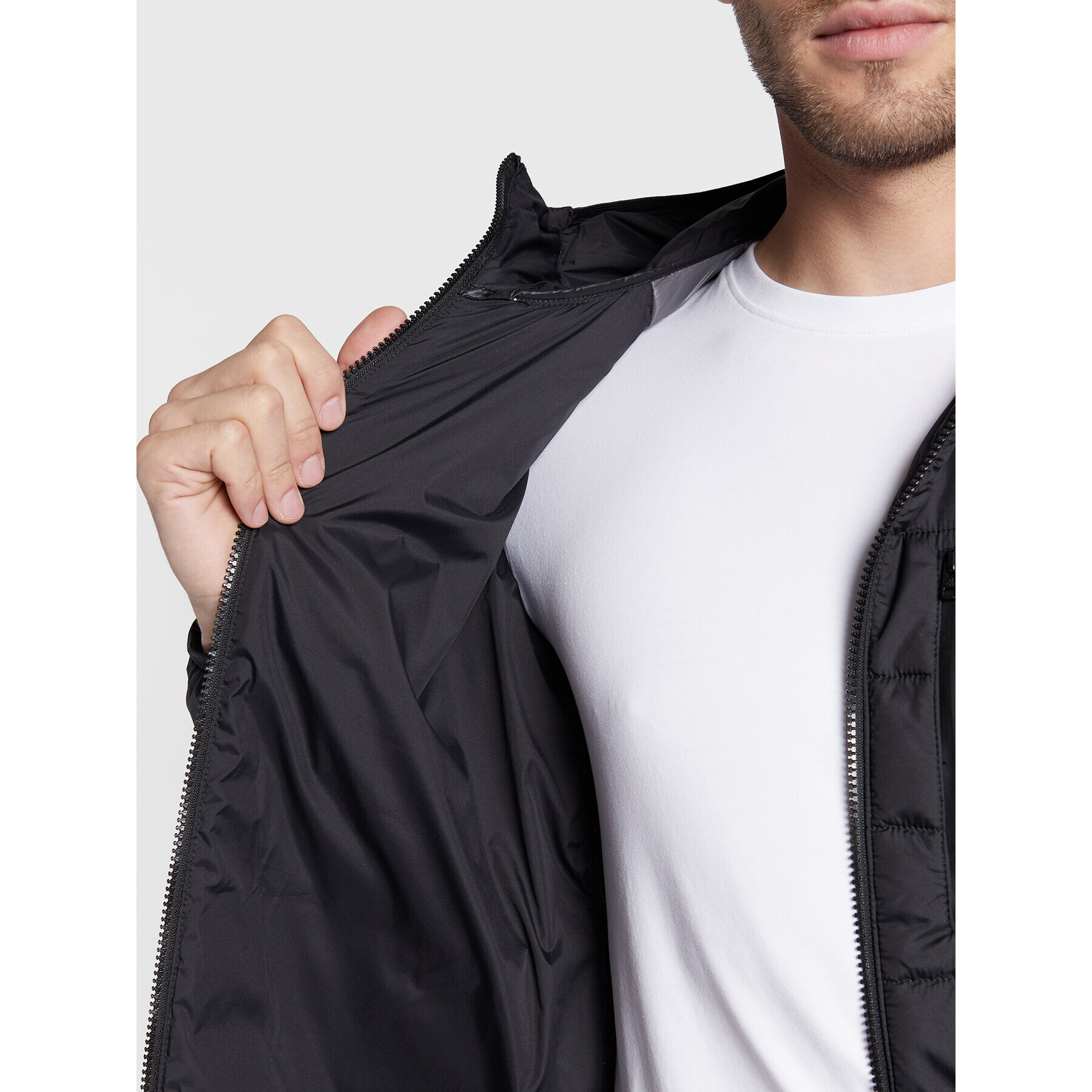 Marc O'Polo Пухено яке M28 0960 70016 Черен Regular Fit - Pepit.bg