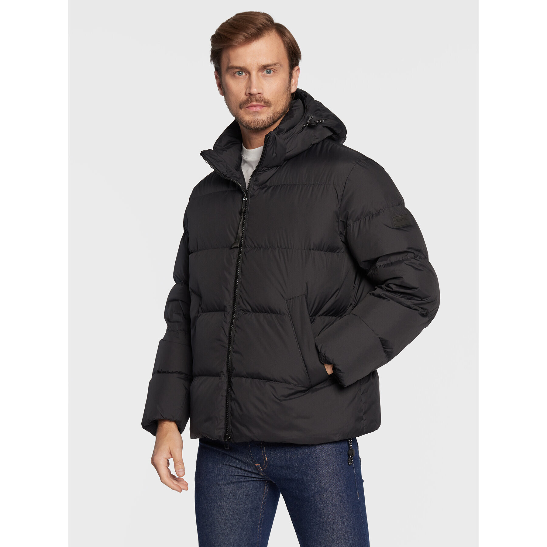Marc O'Polo Пухено яке M29 0960 70048 Черен Oversize - Pepit.bg