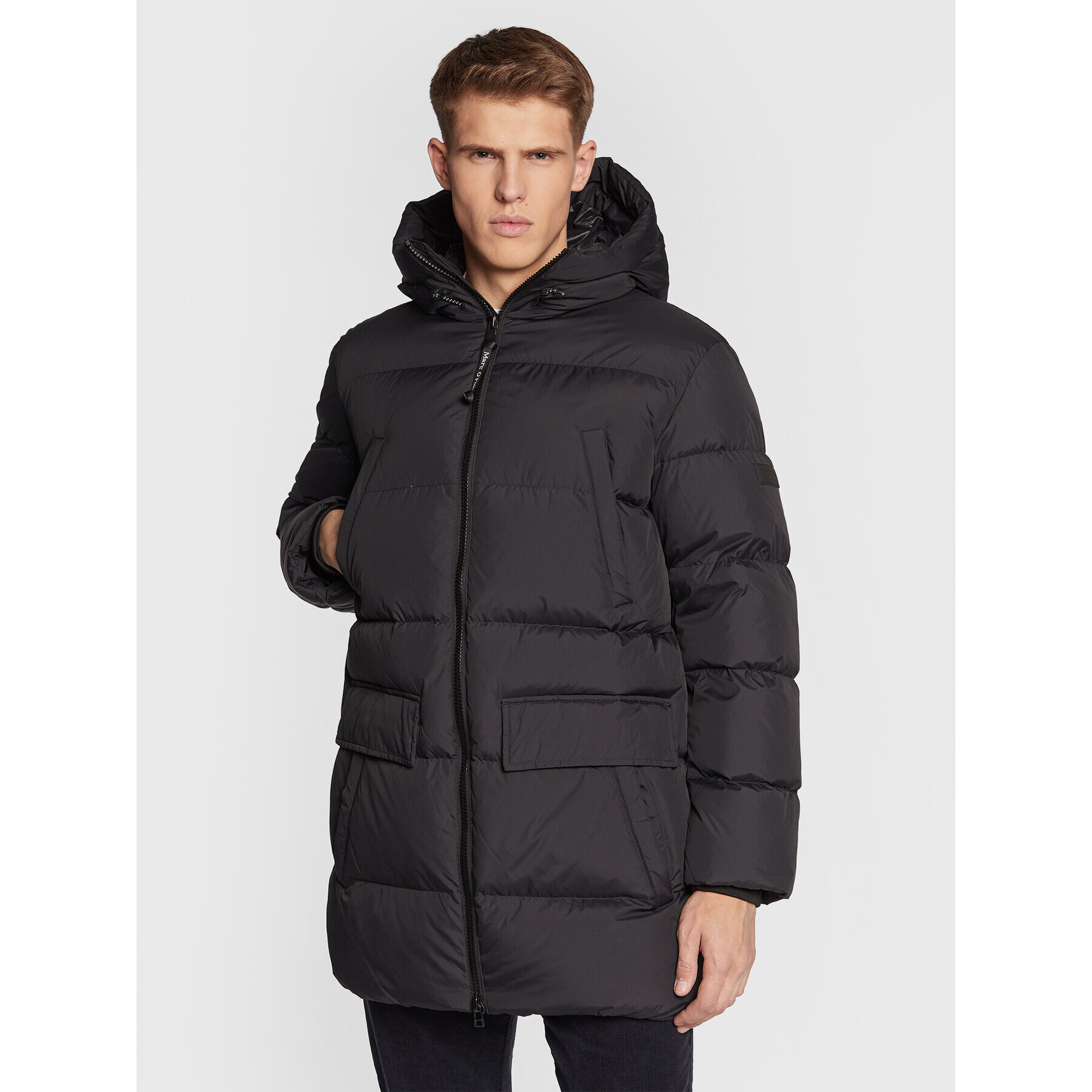 Marc O'Polo Пухено яке M29 0960 70248 Черен Regular Fit - Pepit.bg