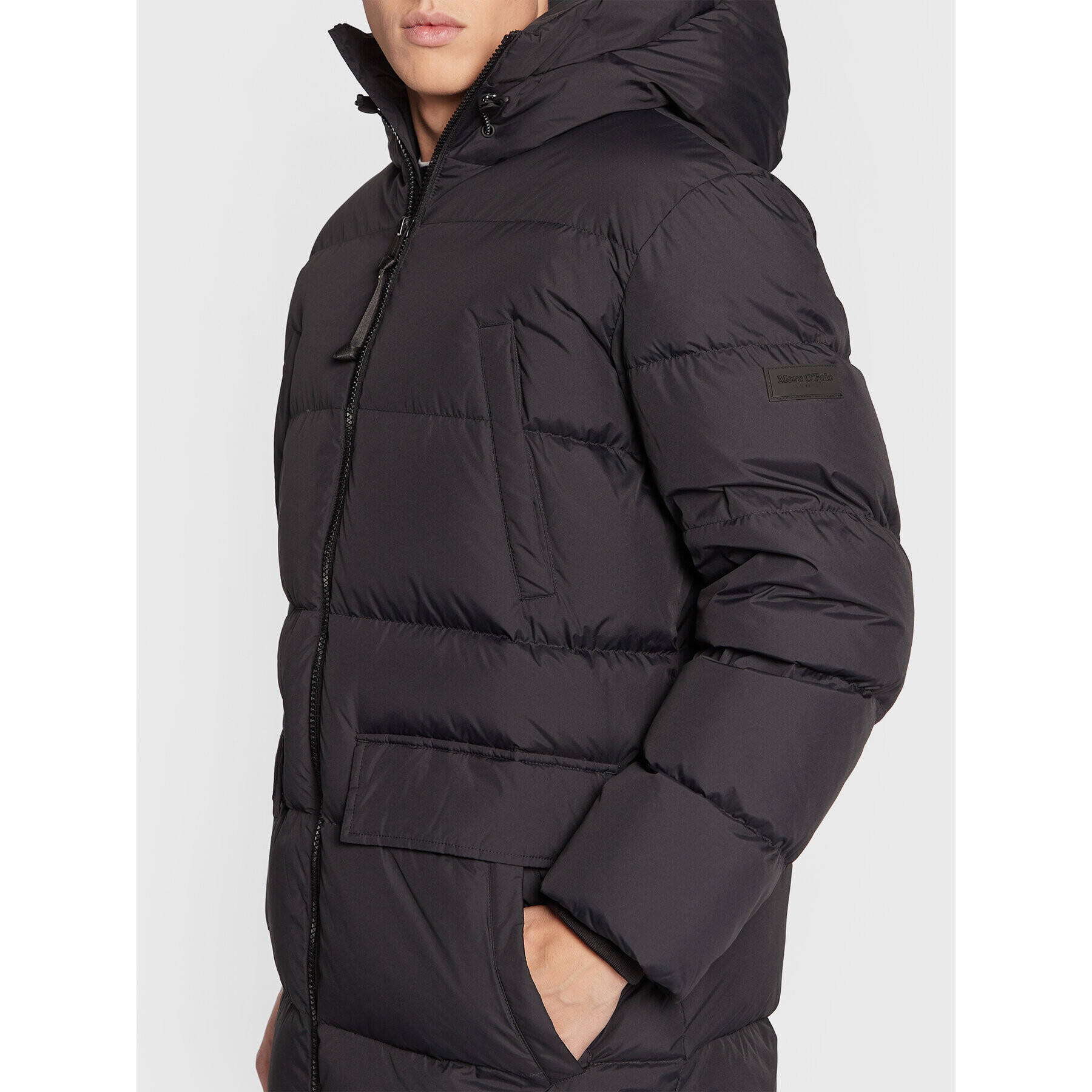 Marc O'Polo Пухено яке M29 0960 70248 Черен Regular Fit - Pepit.bg