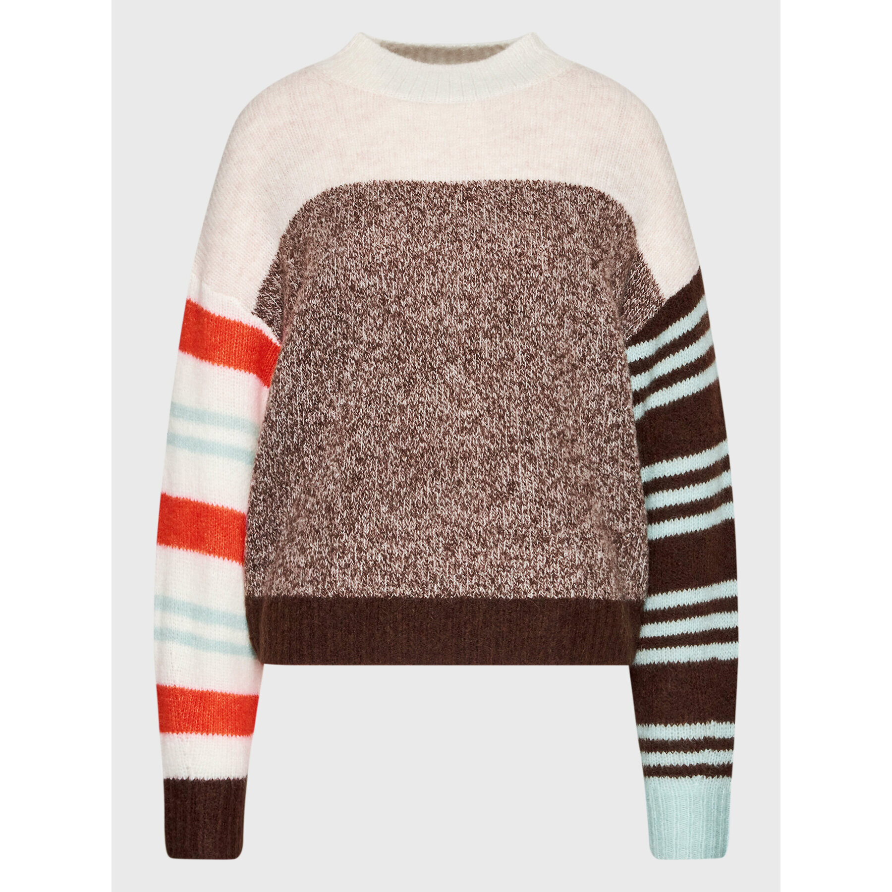 Marc O'Polo Пуловер 208 6051 60475 Кафяв Regular Fit - Pepit.bg