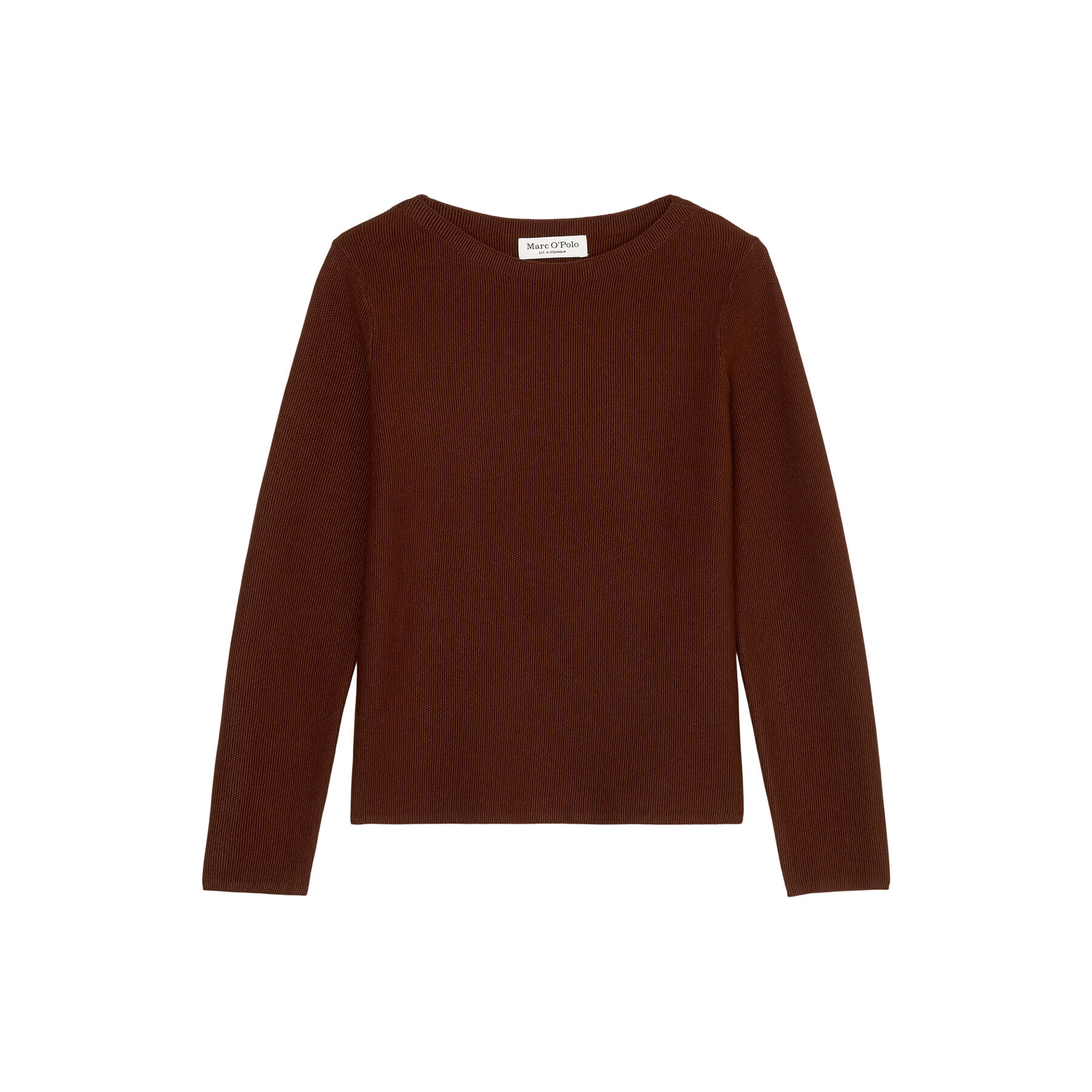 Marc O'Polo Пуловер 308 6006 60153 Кафяв Regular Fit - Pepit.bg