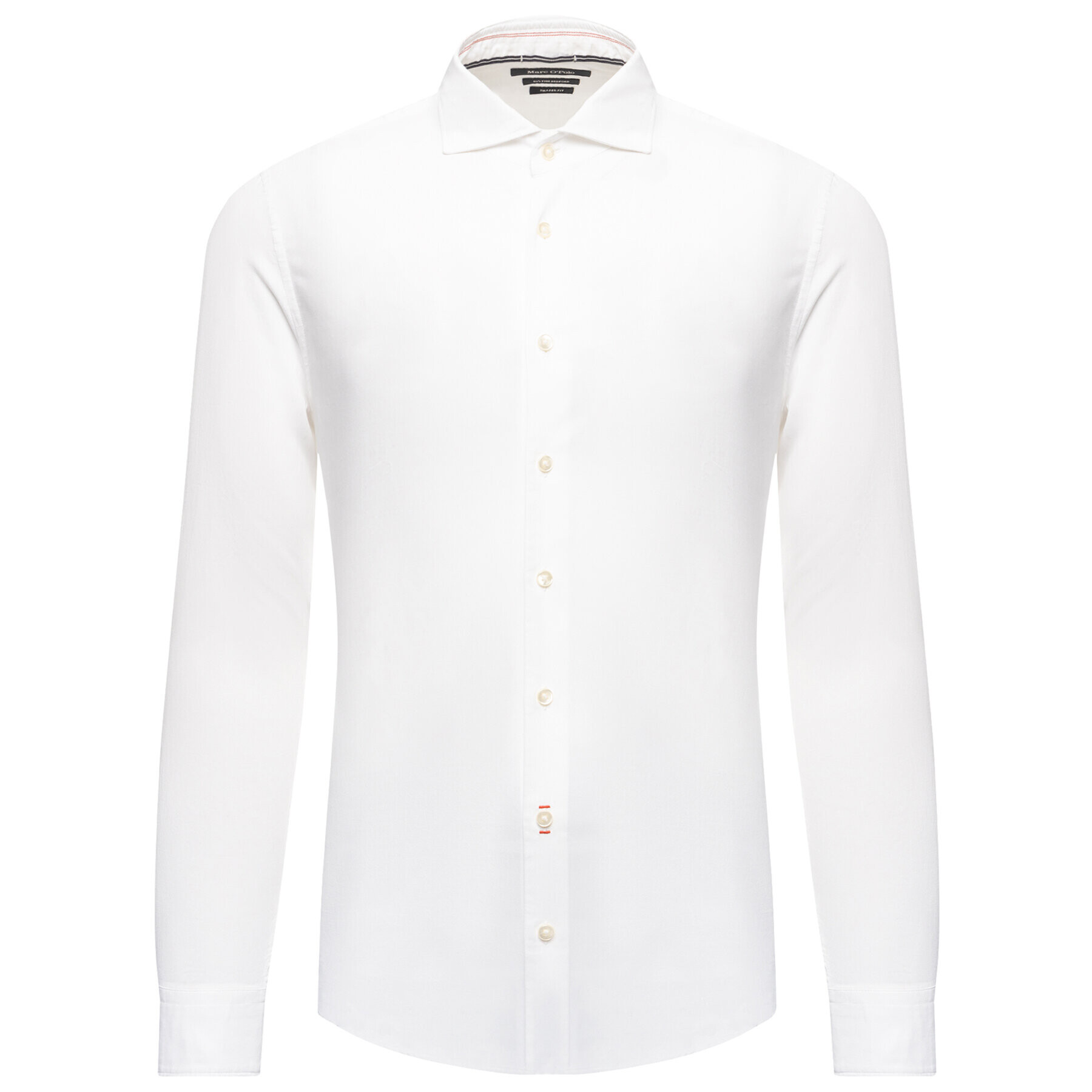 Marc O'Polo Риза 021 7668 42348 Бял Shaped Fit - Pepit.bg