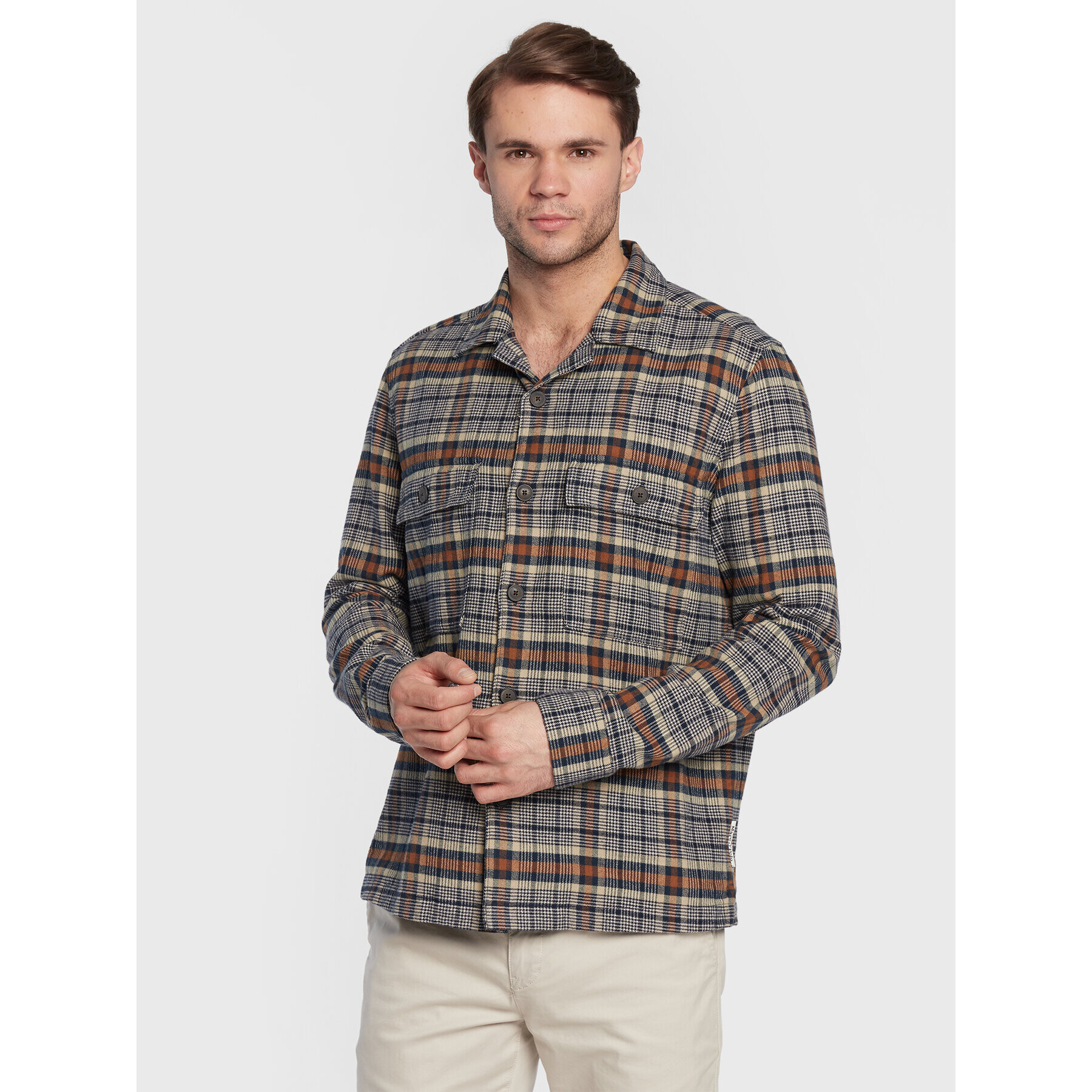 Marc O'Polo Риза M28 7219 42474 Бежов Regular Fit - Pepit.bg