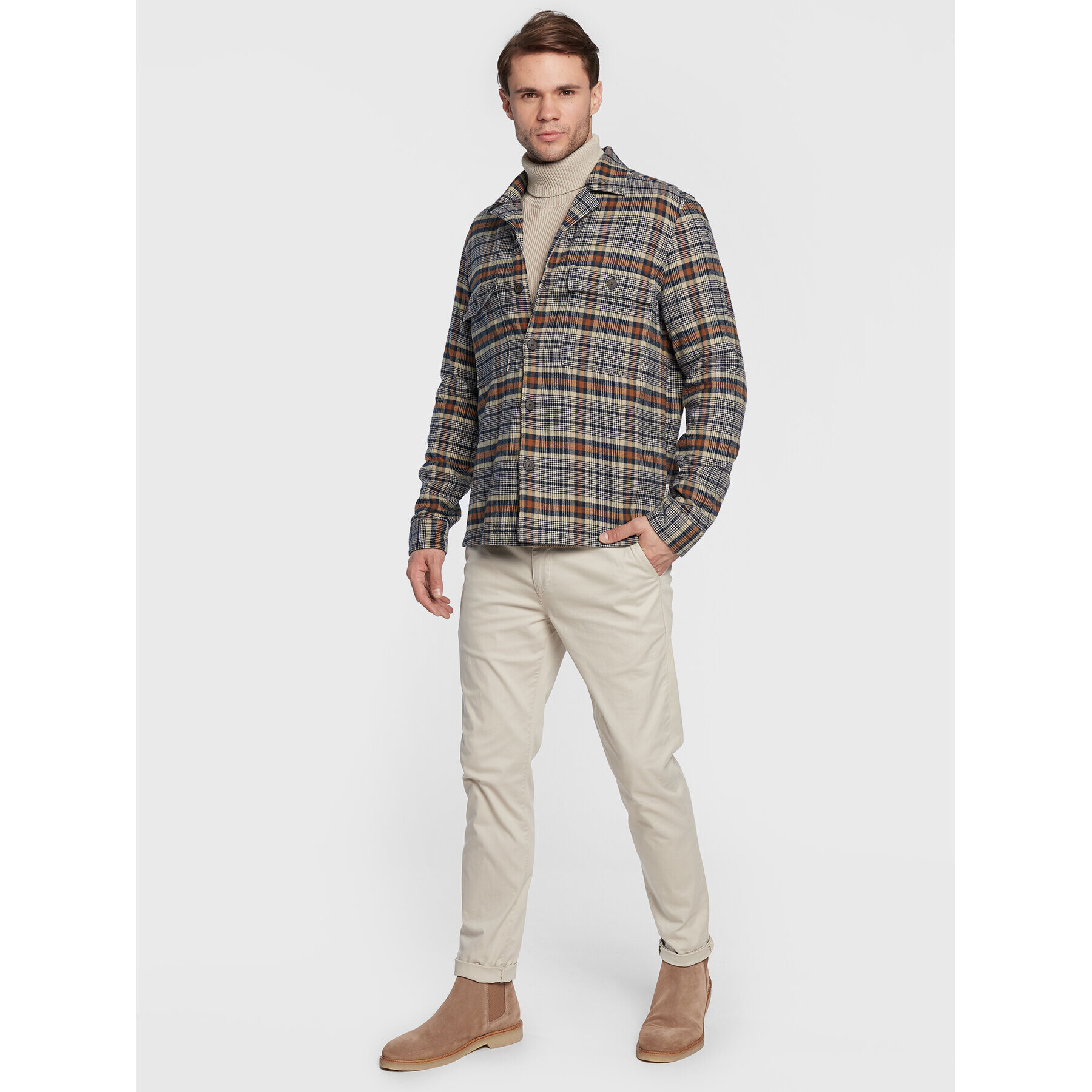 Marc O'Polo Риза M28 7219 42474 Бежов Regular Fit - Pepit.bg
