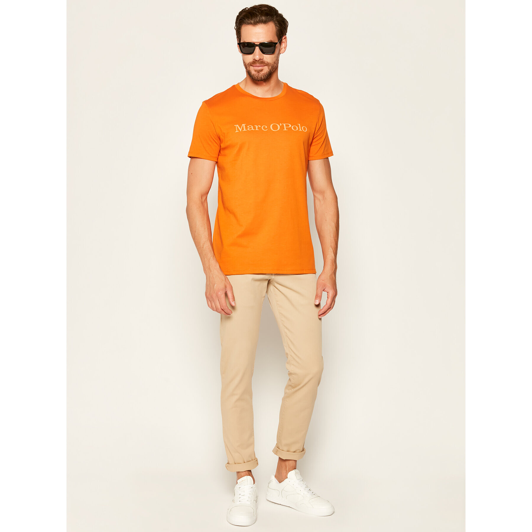 Marc O'Polo Тишърт 026 2220 51230 Оранжев Regular Fit - Pepit.bg