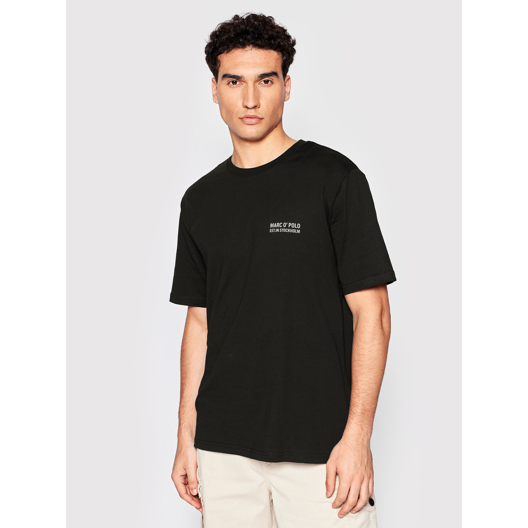 Marc O'Polo Тишърт 226 2012 51074 Черен Regular Fit - Pepit.bg