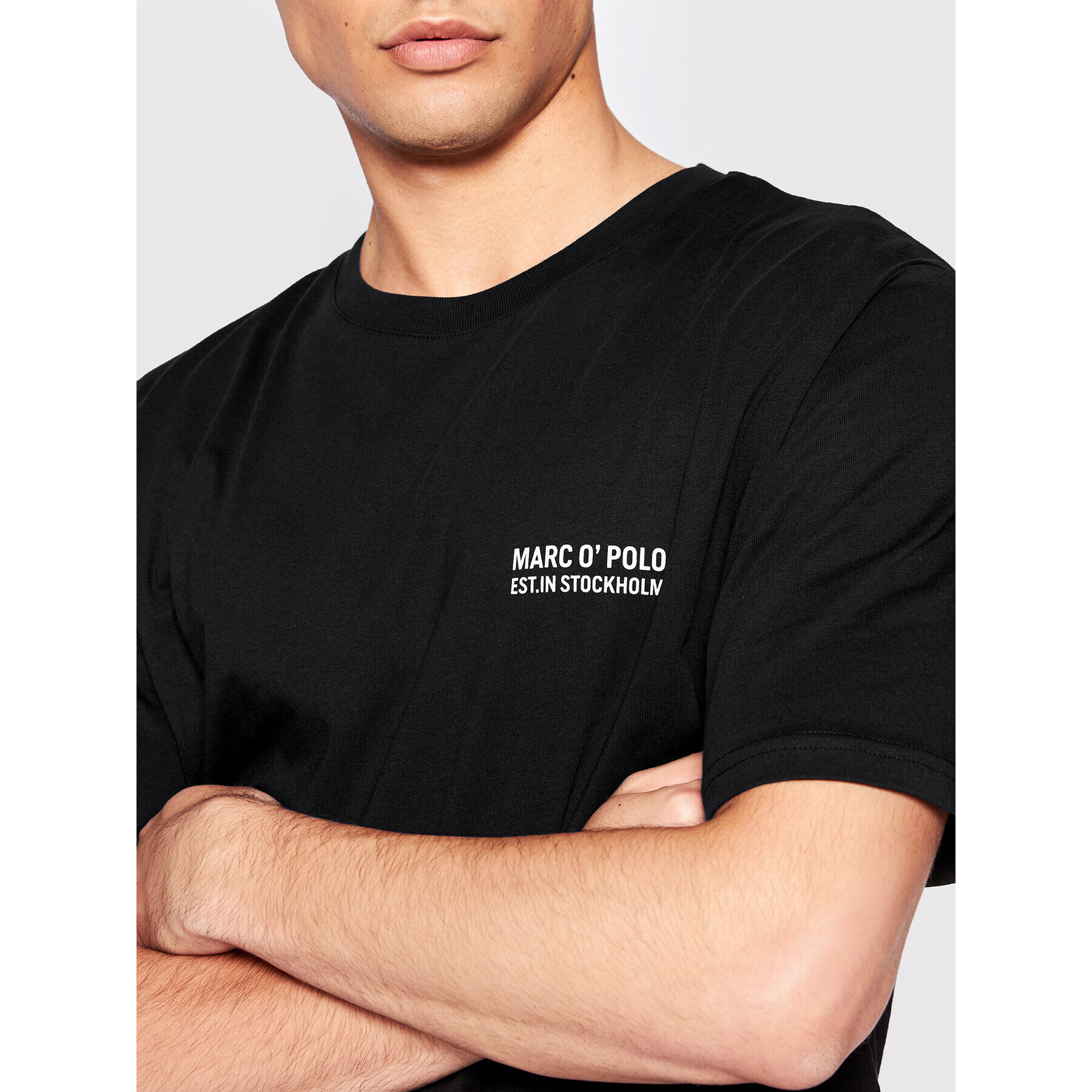 Marc O'Polo Тишърт 226 2012 51074 Черен Regular Fit - Pepit.bg