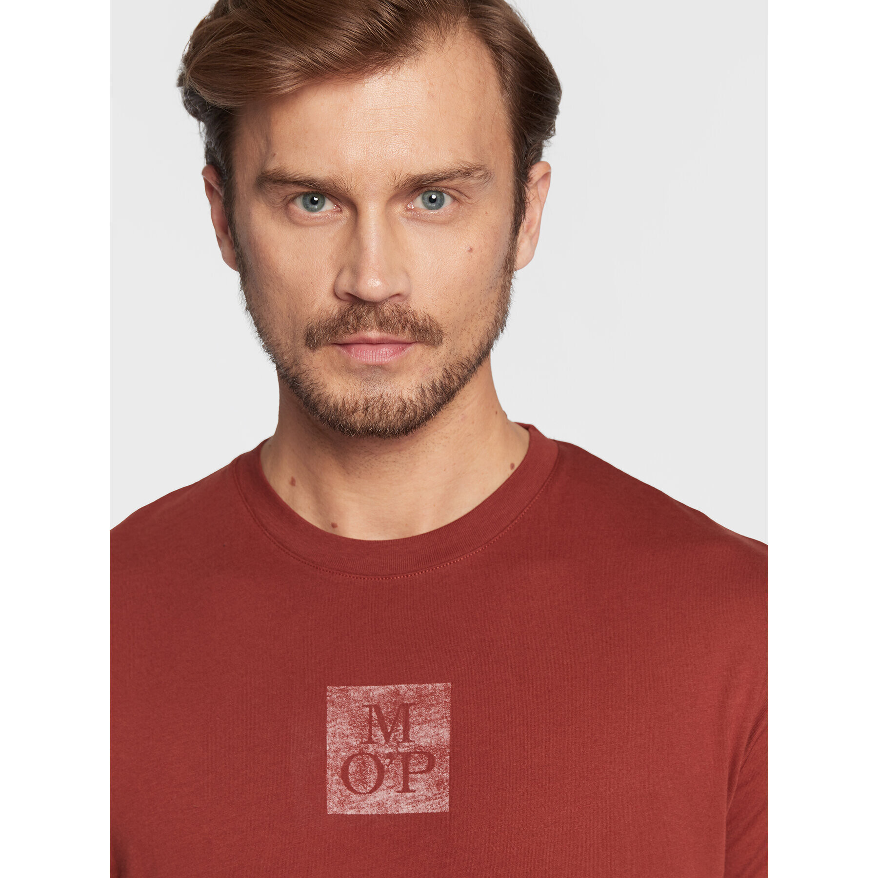 Marc O'Polo Тишърт 226 2012 51080 Оранжев Regular Fit - Pepit.bg
