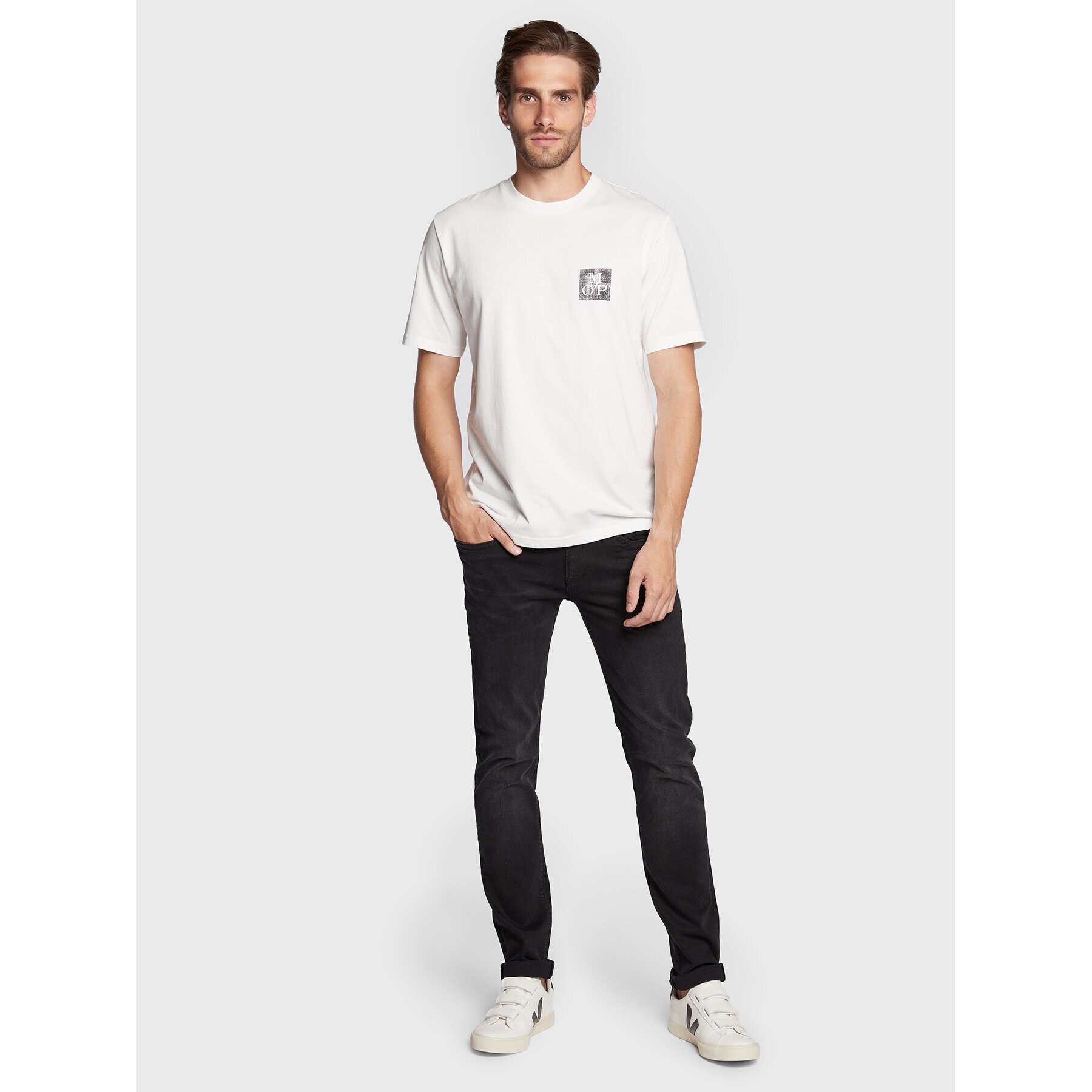 Marc O'Polo Тишърт 227 2012 51620 Бял Regular Fit - Pepit.bg