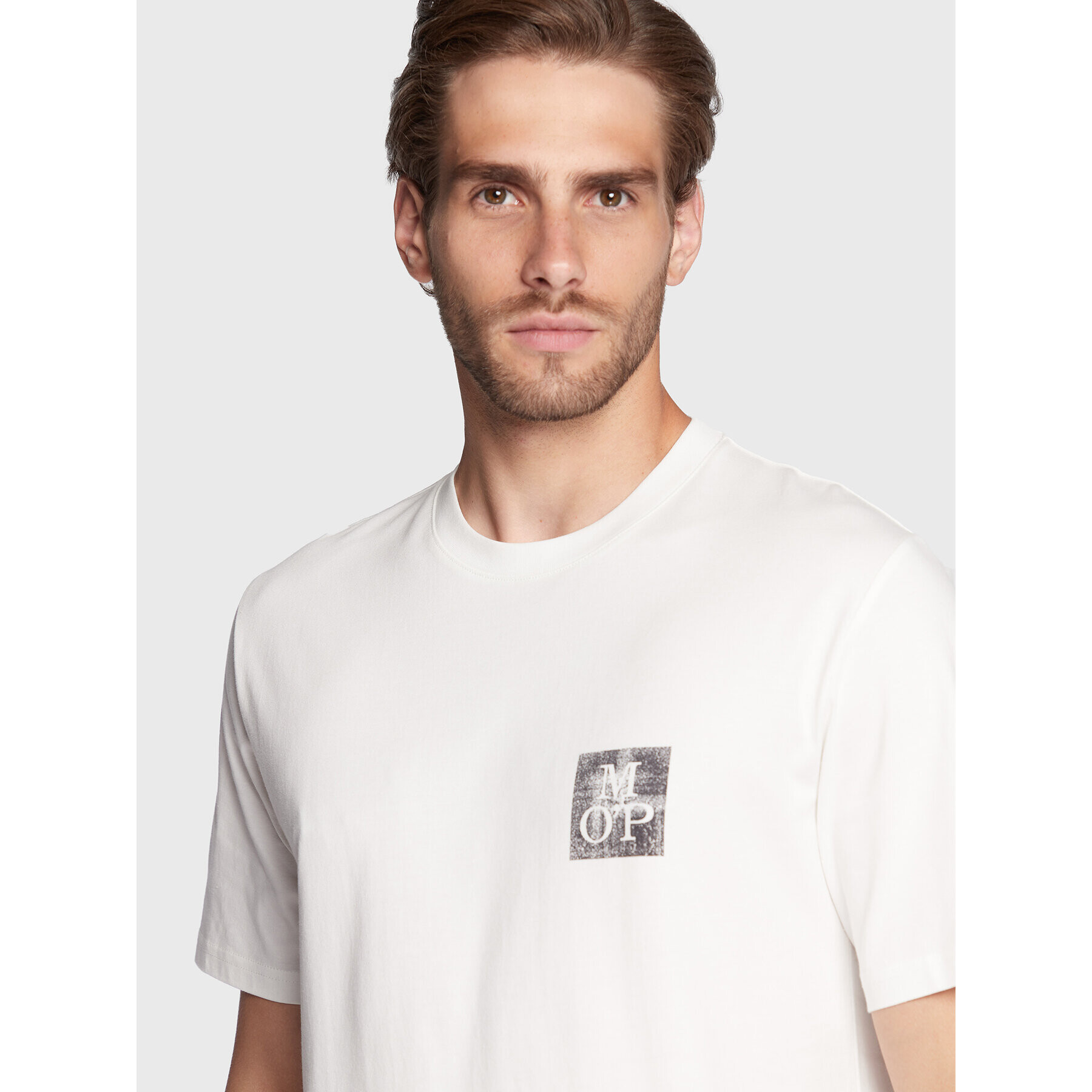 Marc O'Polo Тишърт 227 2012 51620 Бял Regular Fit - Pepit.bg