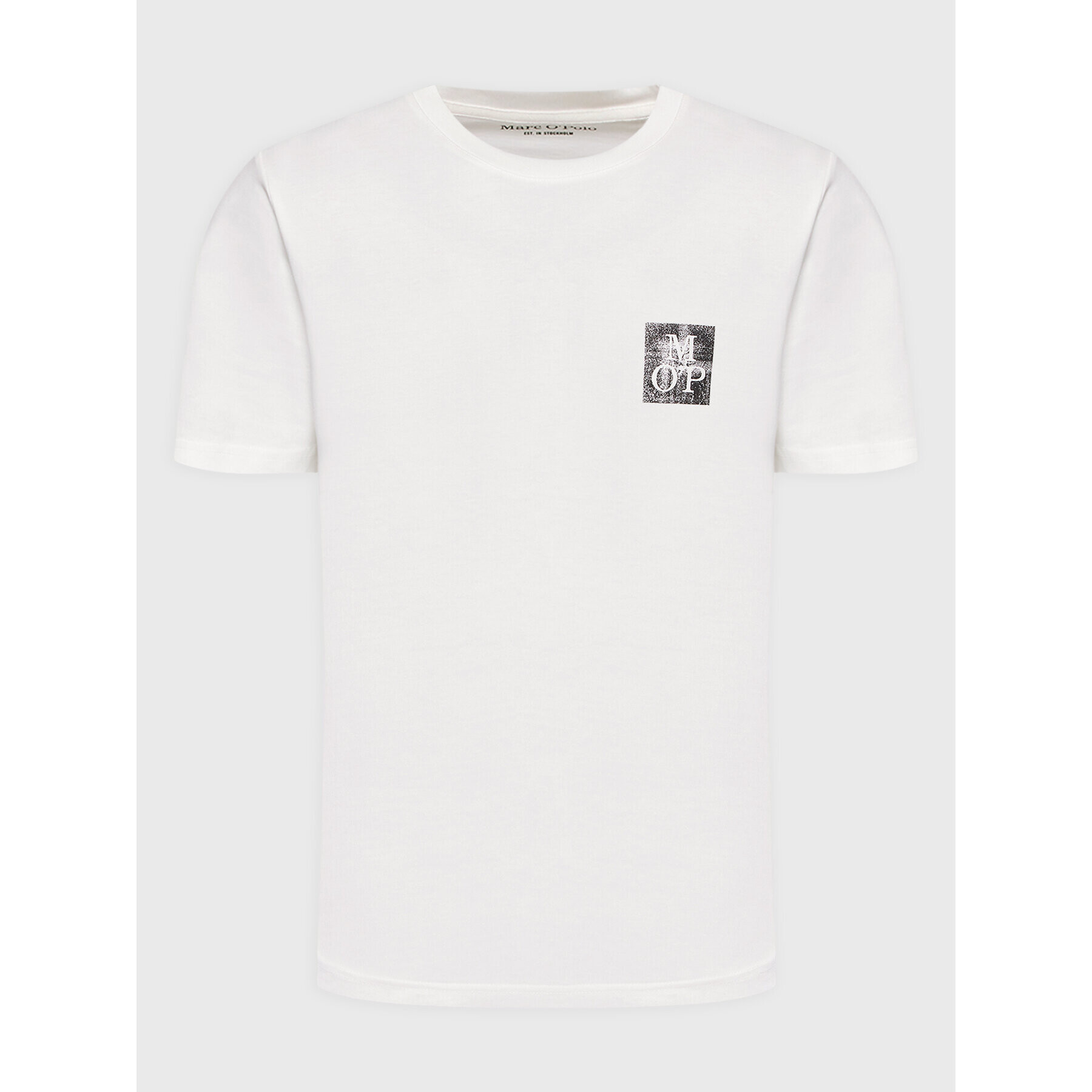 Marc O'Polo Тишърт 227 2012 51620 Бял Regular Fit - Pepit.bg