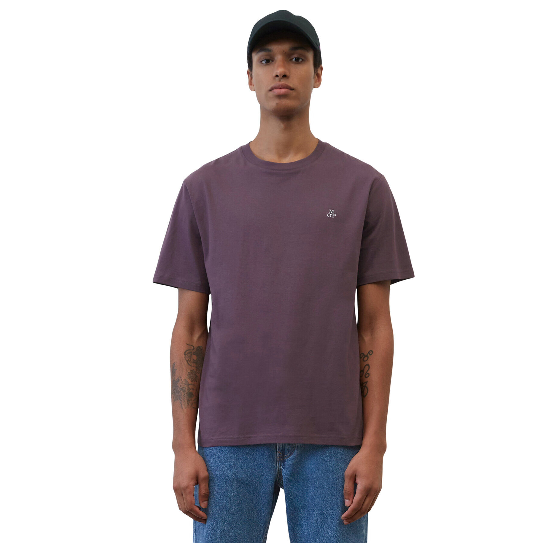 Marc O'Polo Тишърт 320201251054 Виолетов Regular Fit - Pepit.bg