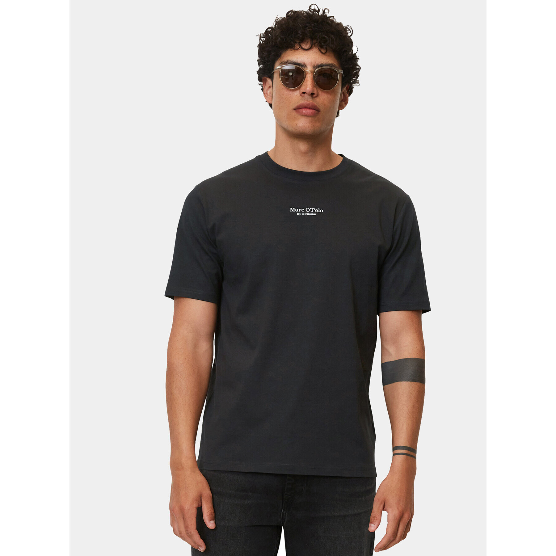 Marc O'Polo Тишърт 326247751382 Черен Regular Fit - Pepit.bg