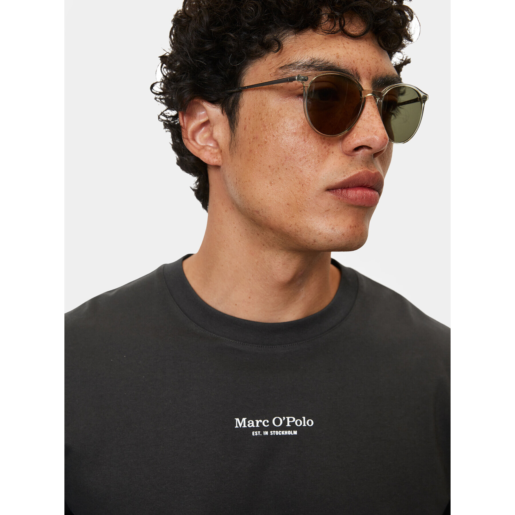 Marc O'Polo Тишърт 326247751382 Черен Regular Fit - Pepit.bg