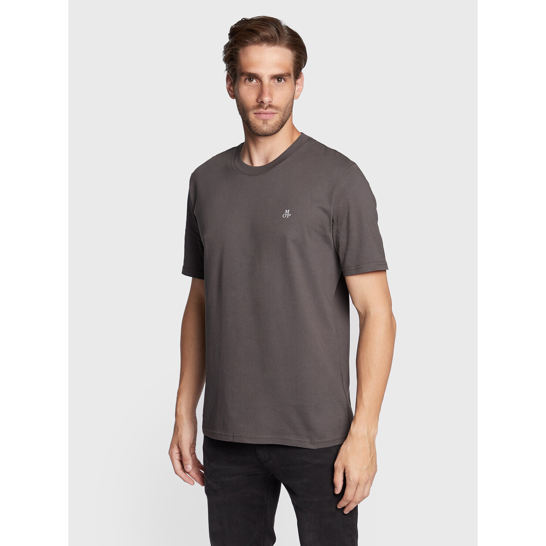 Marc O'Polo Тишърт B21 2012 51054 Сив Regular Fit - Pepit.bg